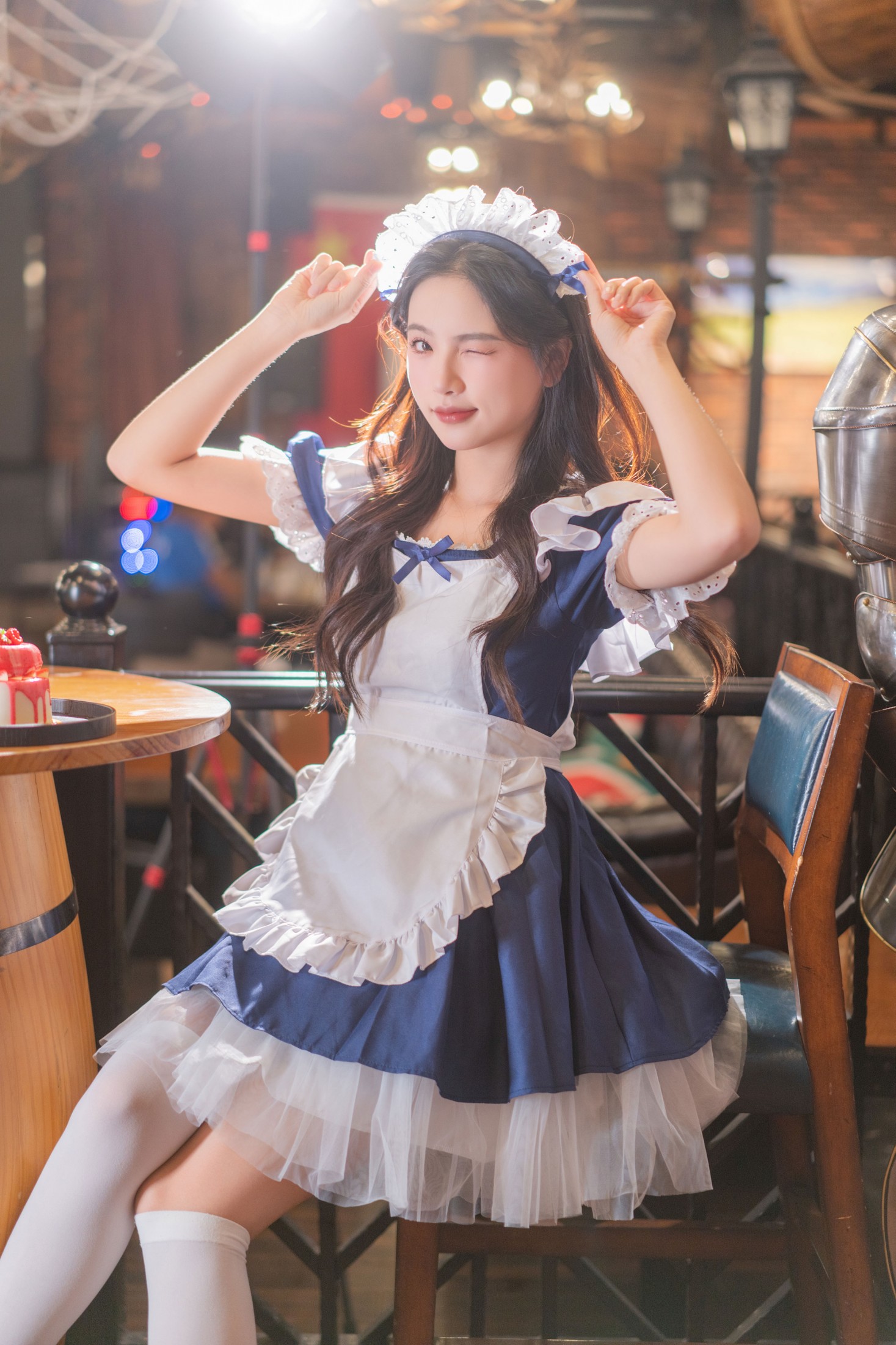 小张 - 《酒馆里的蓝白甜风“服务生”》[39P] 插图2