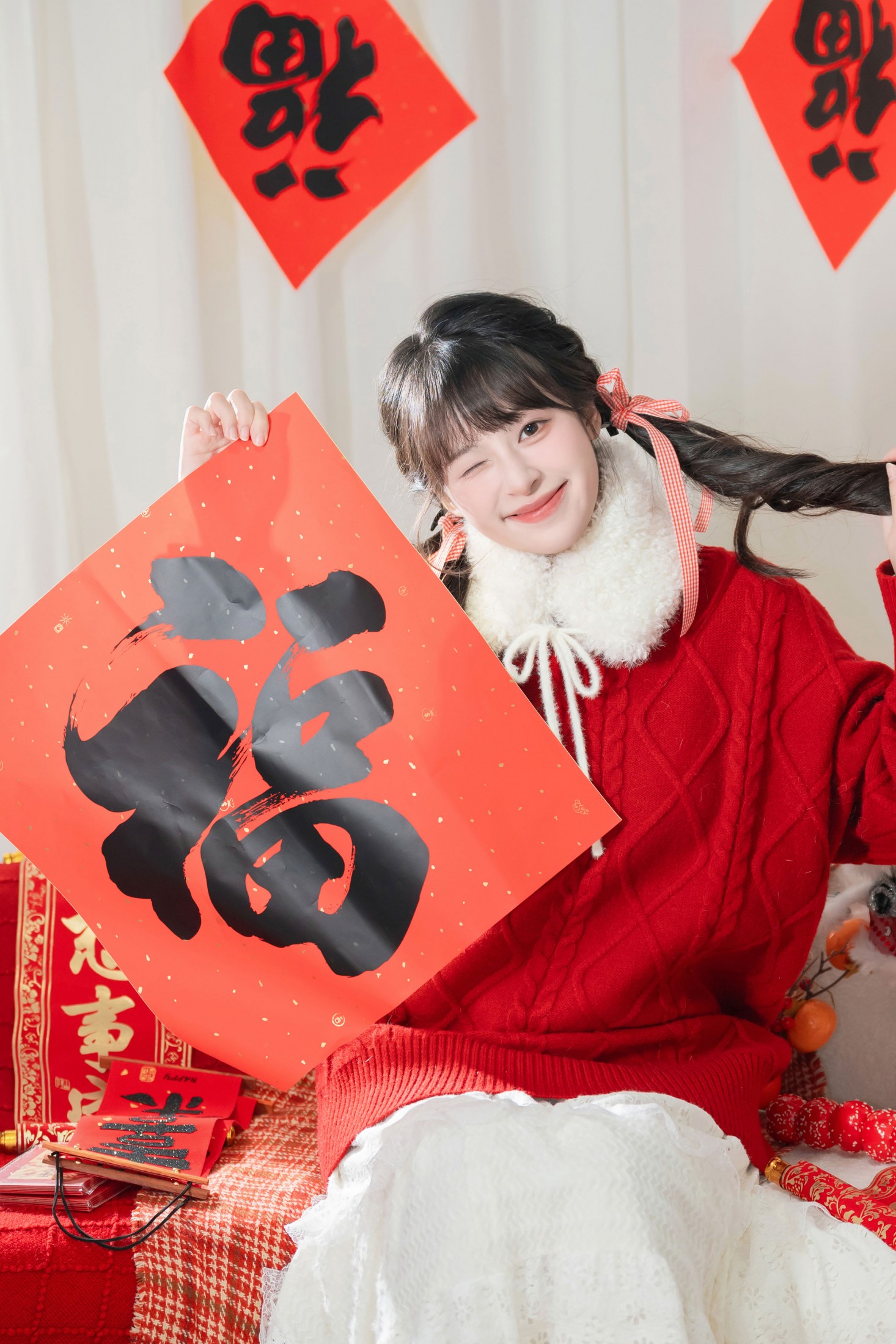 夏芋小年 - 《预制新年照》[51P]-66COS