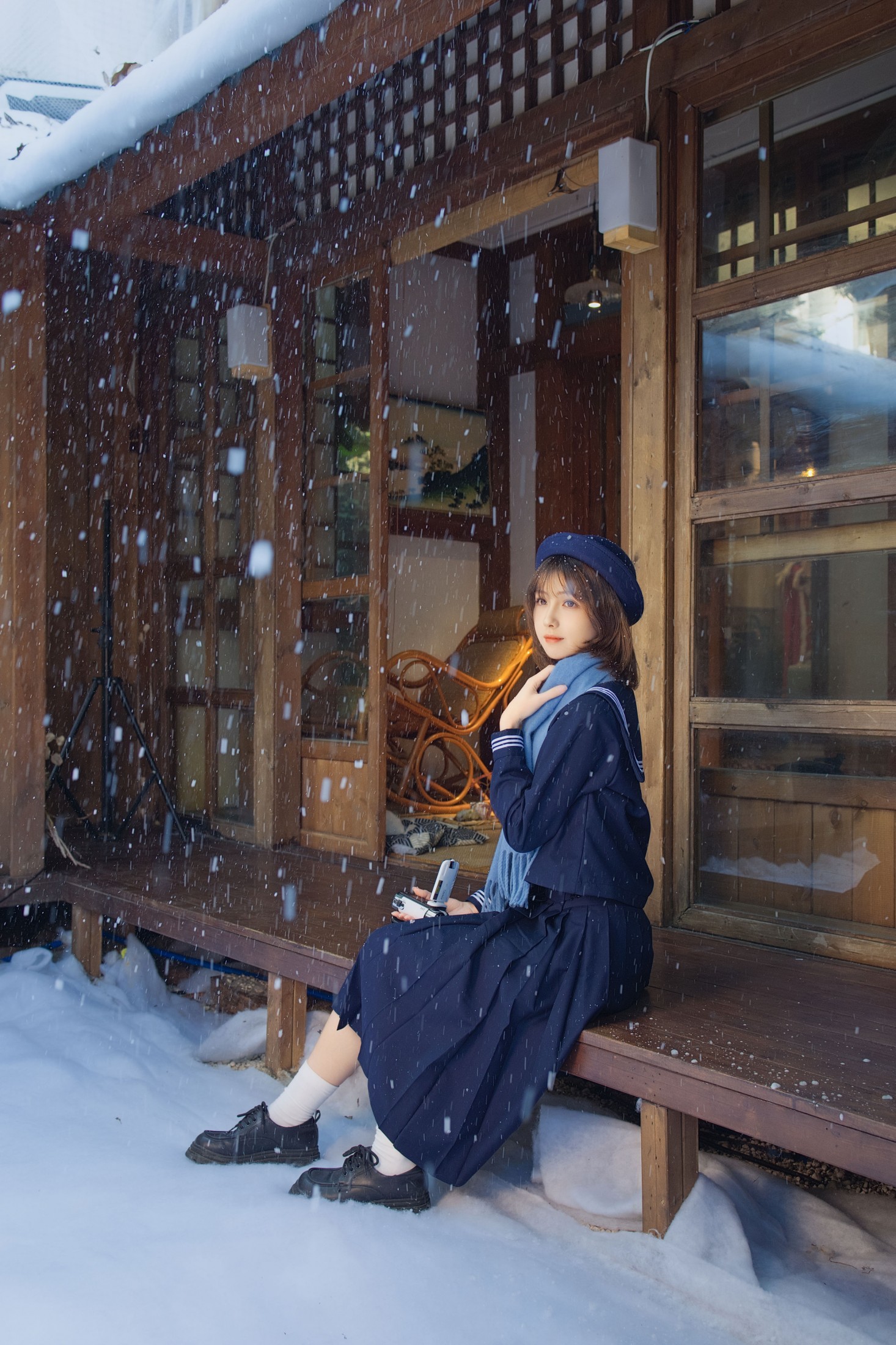 鱼月 - 《下雪的时分》[30P]-66COS