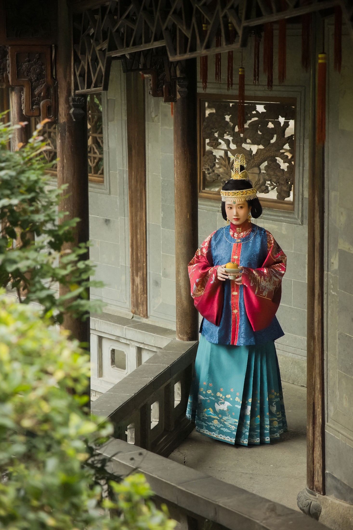 《仿《父张济氏母赵氏像》中明代仕女》[11P] 插图4