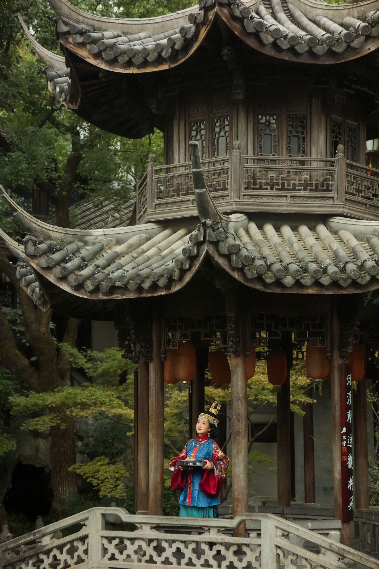 《仿《父张济氏母赵氏像》中明代仕女》[11P] 插图3