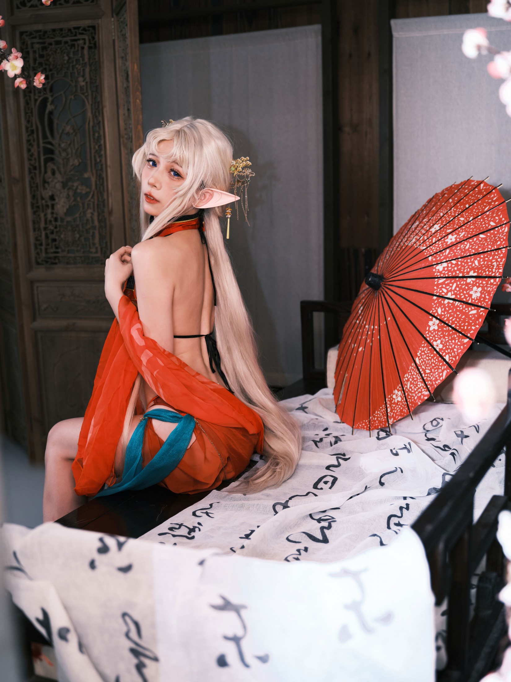 琴玖久 - 《如假包换的胡姬 古风布雷斯特》[40P]-66COS