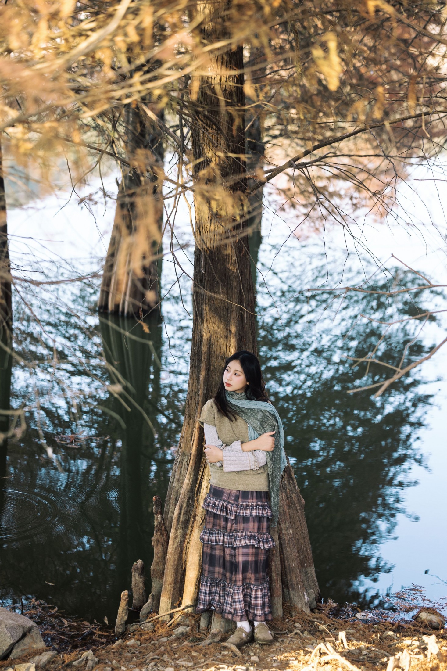 小u - 《秋日红杉林》[55P]-66COS