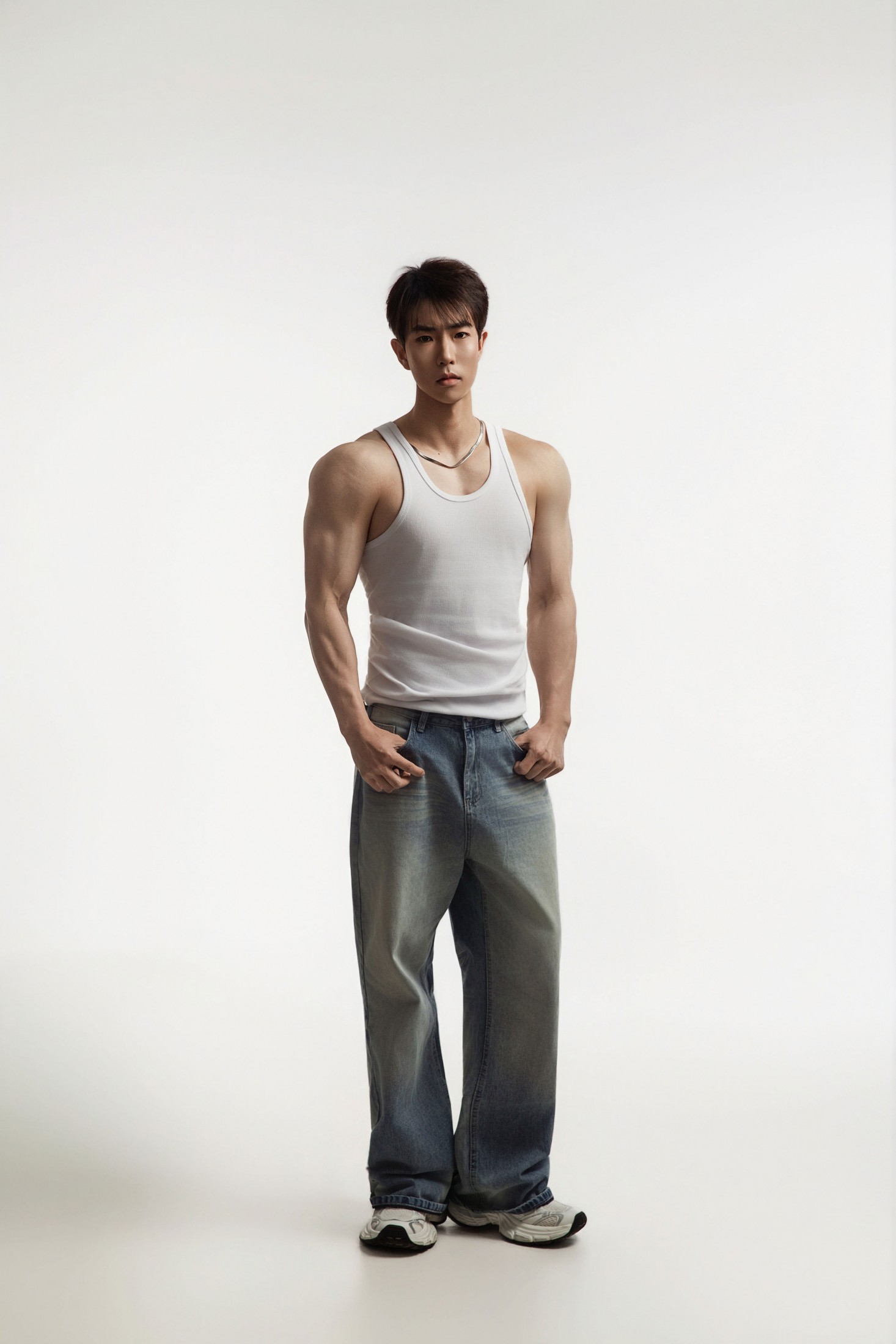 旭 - 《白与黑-健美身材照》[17P]-66COS