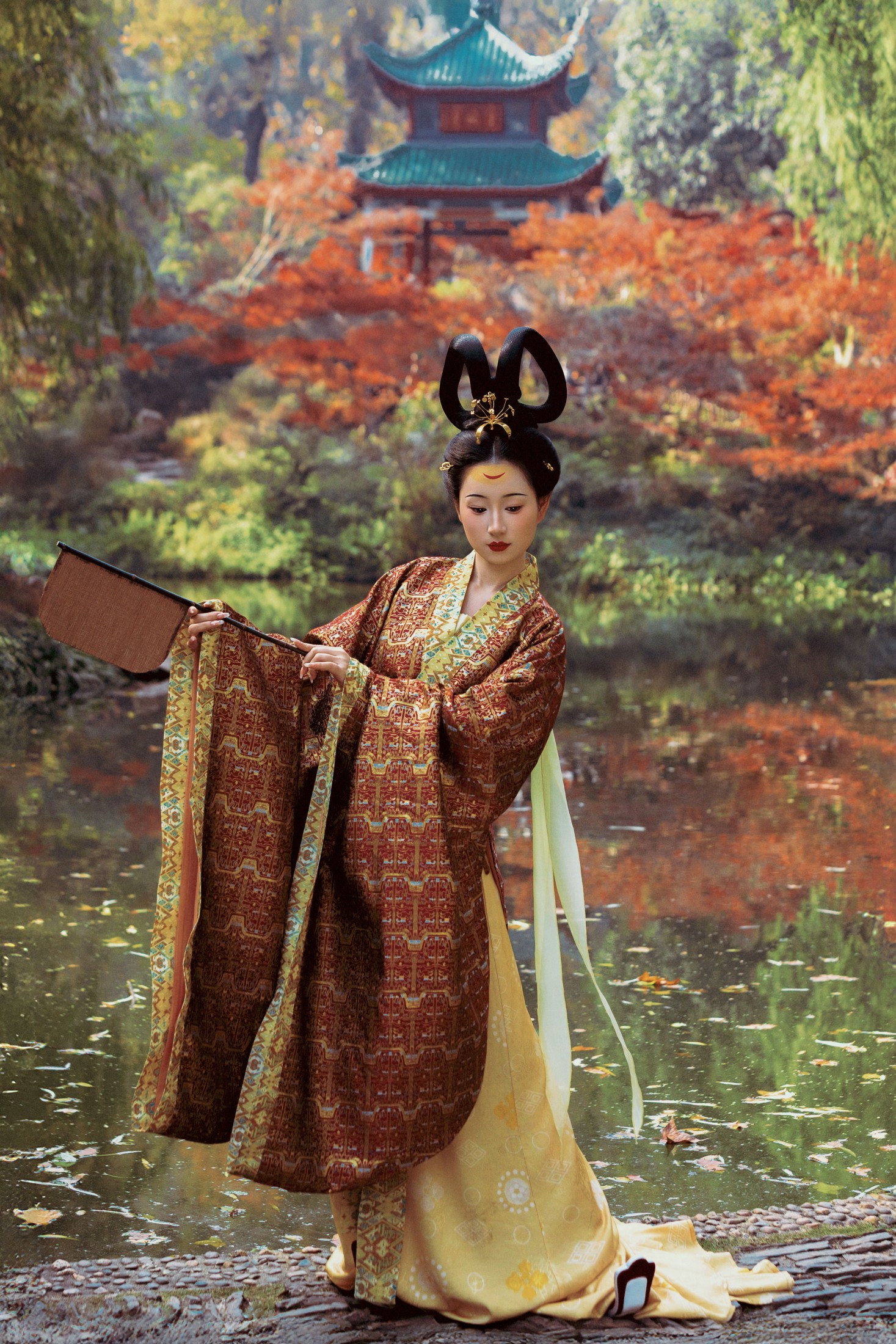 芊苓 - 《秋游爱晚亭》[36P]-66COS