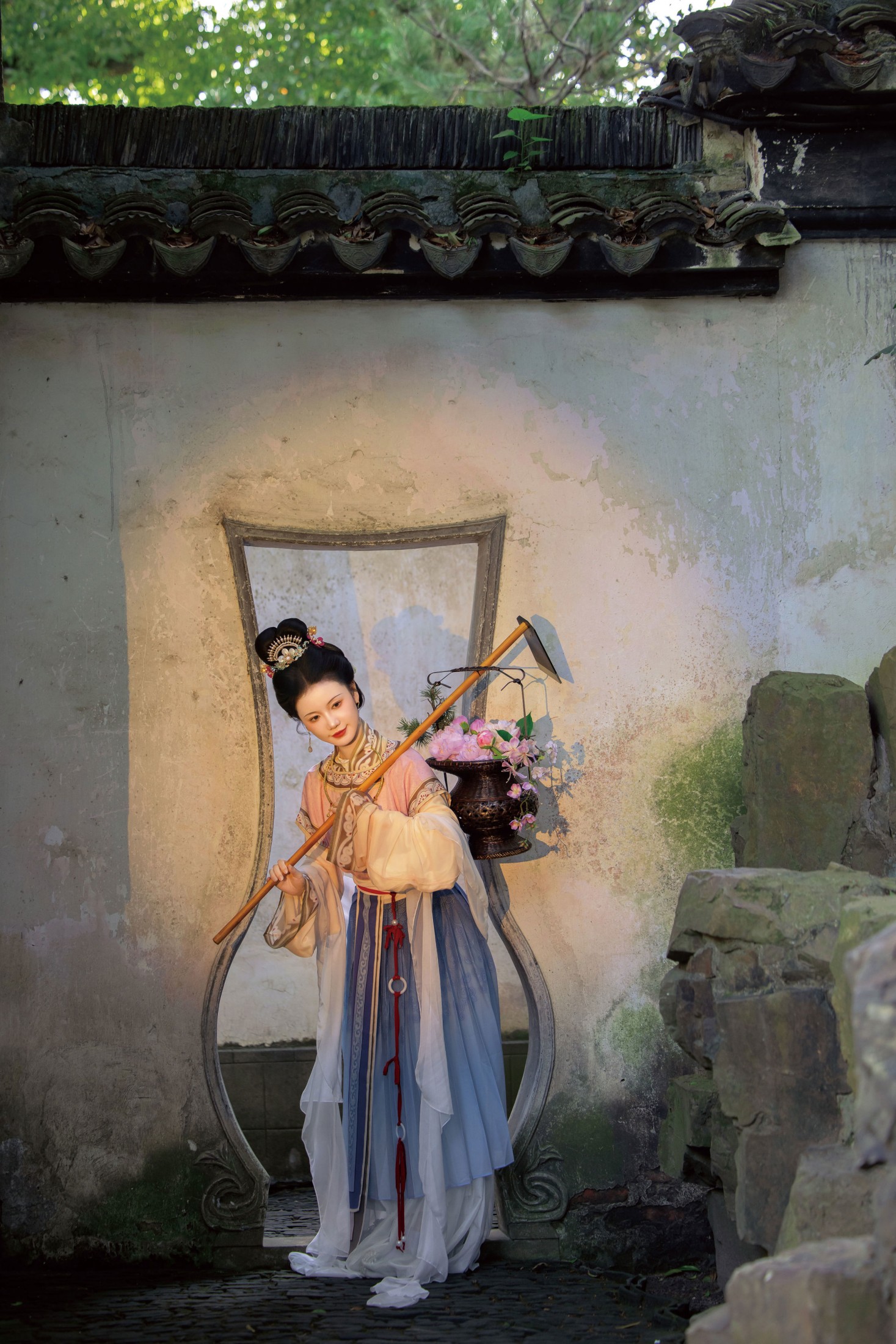 花时时 - 《古画黛玉-外景》[11P]-66COS