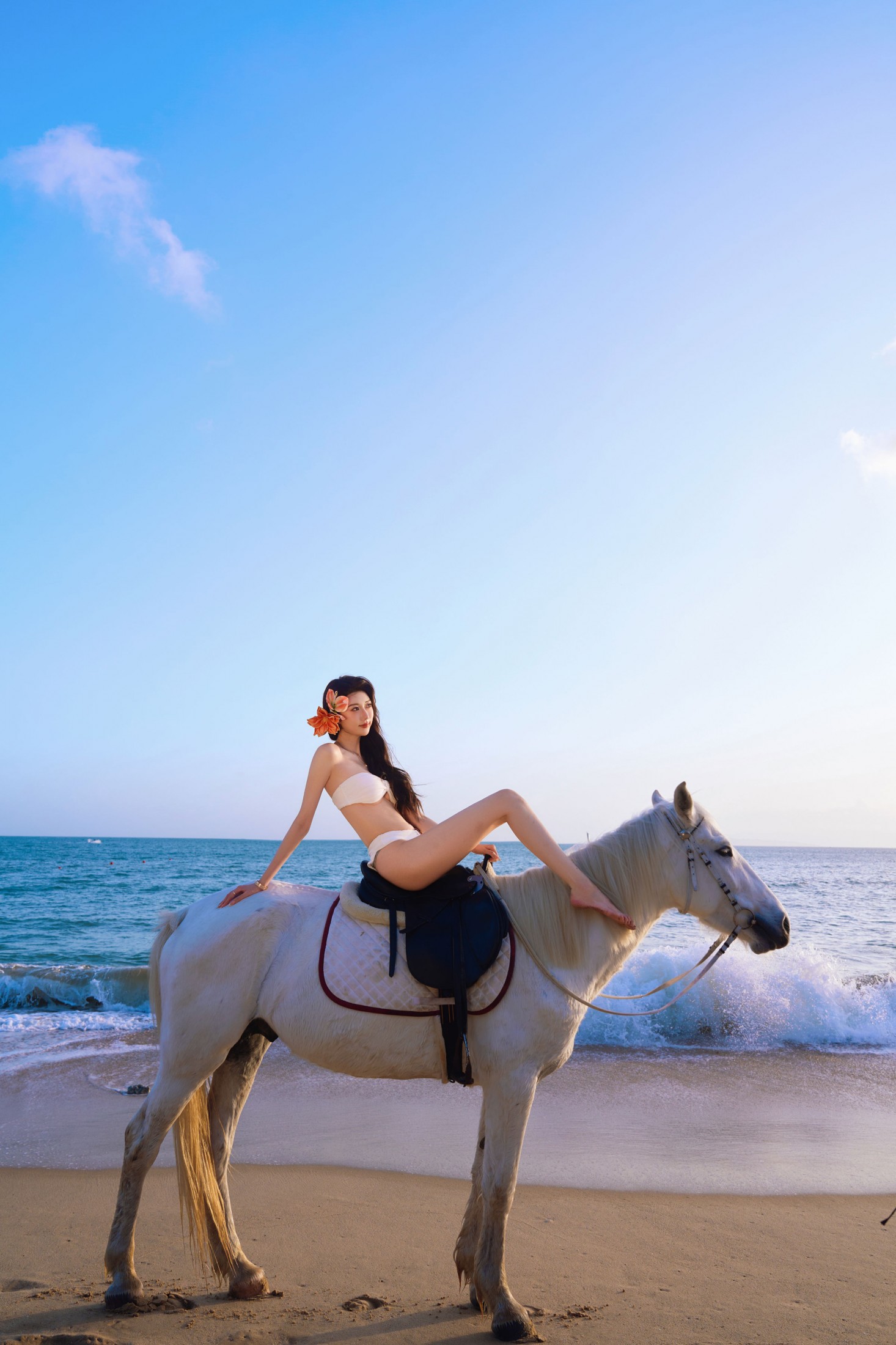 《白马比基尼》[11P]-66COS