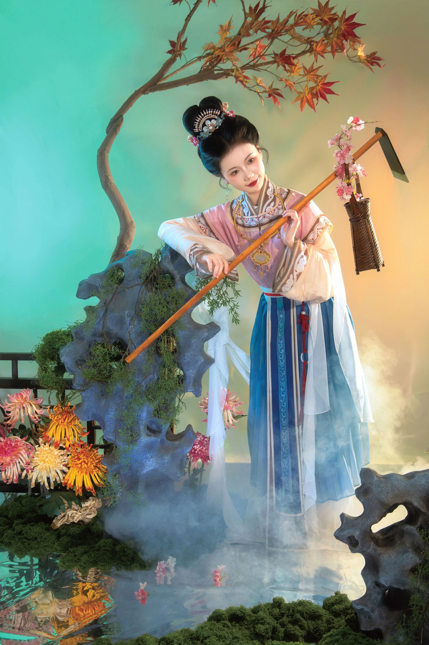 花时时 - 《古画黛玉-内景》[10P] 插图2