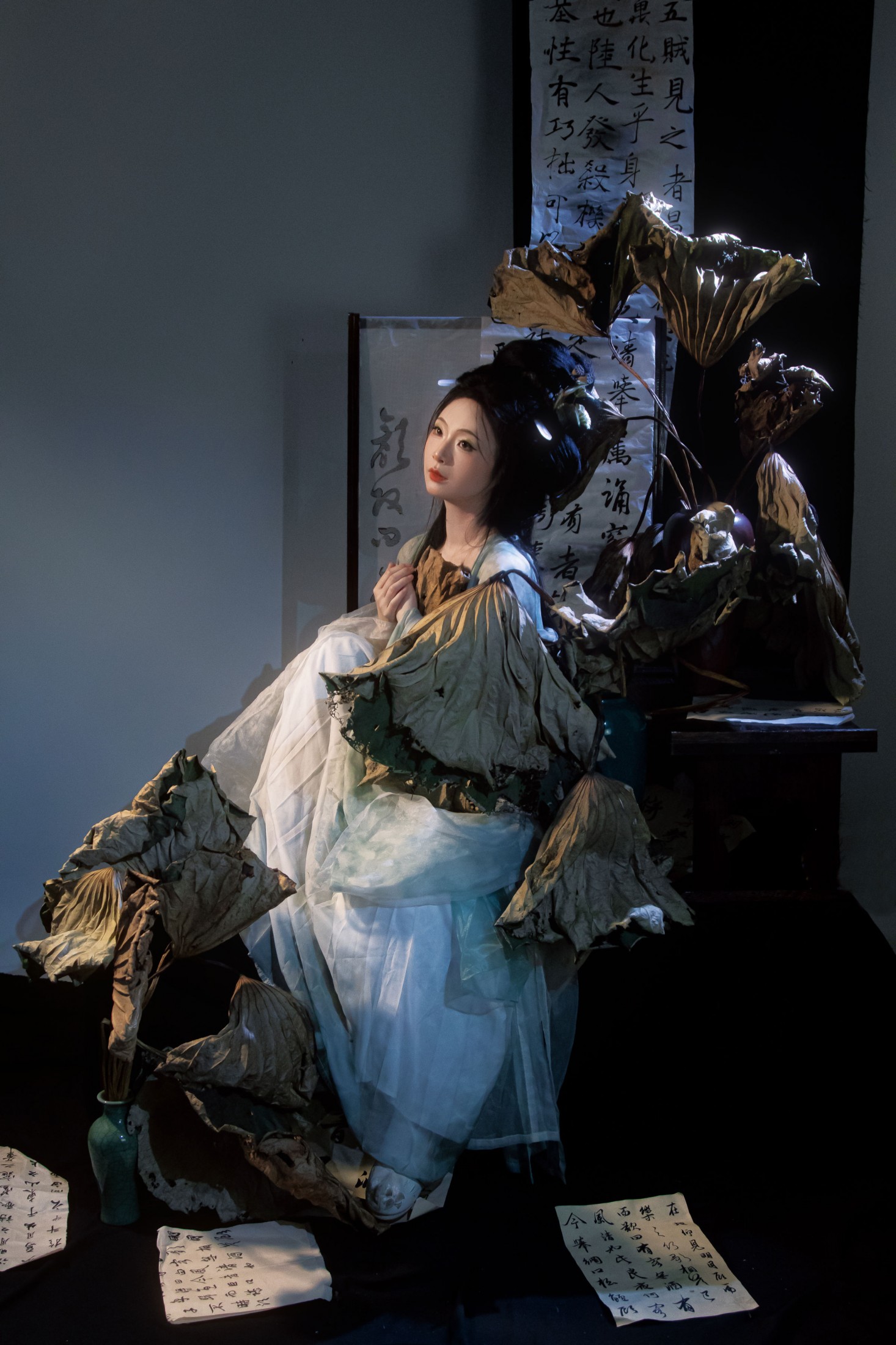 蔸小黄鸡 - 《留得残荷听雨声》[10P]-66COS