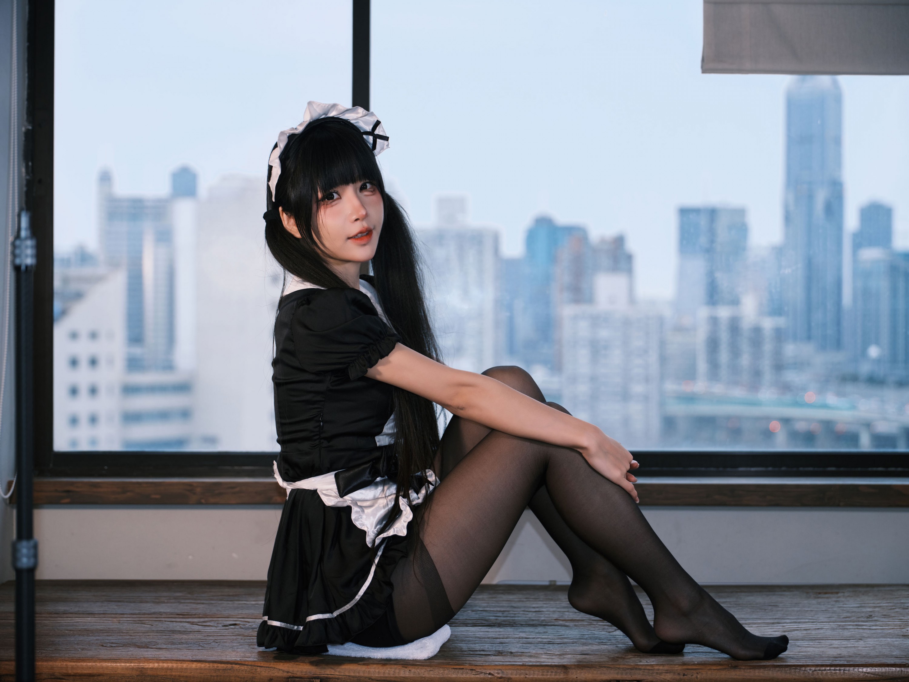 玵木_Anmua - 《主人不在家文静女仆被带坏》[19P]-66COS