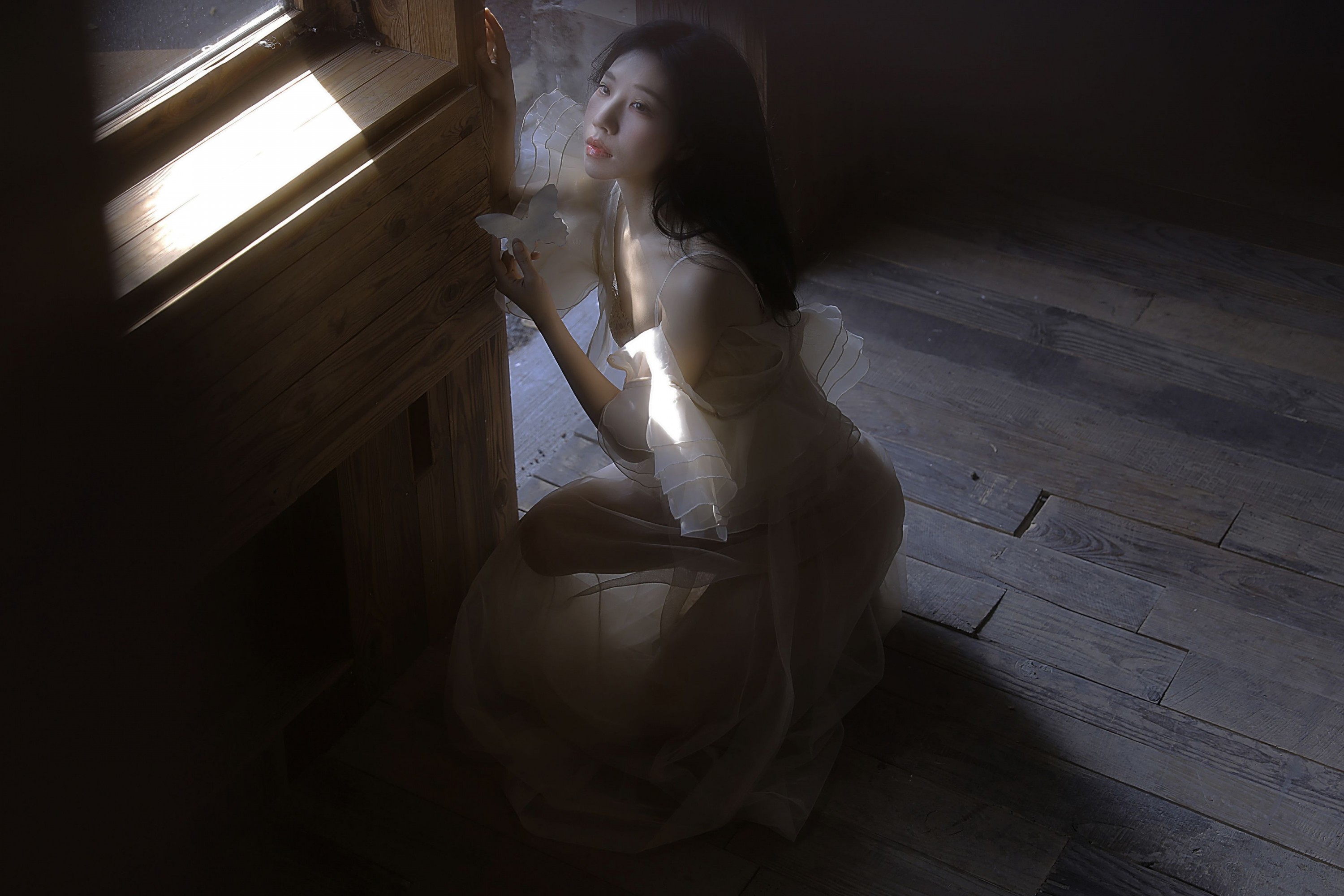 野生模特园子 - 《薄暮似的午后》[15P] 插图4