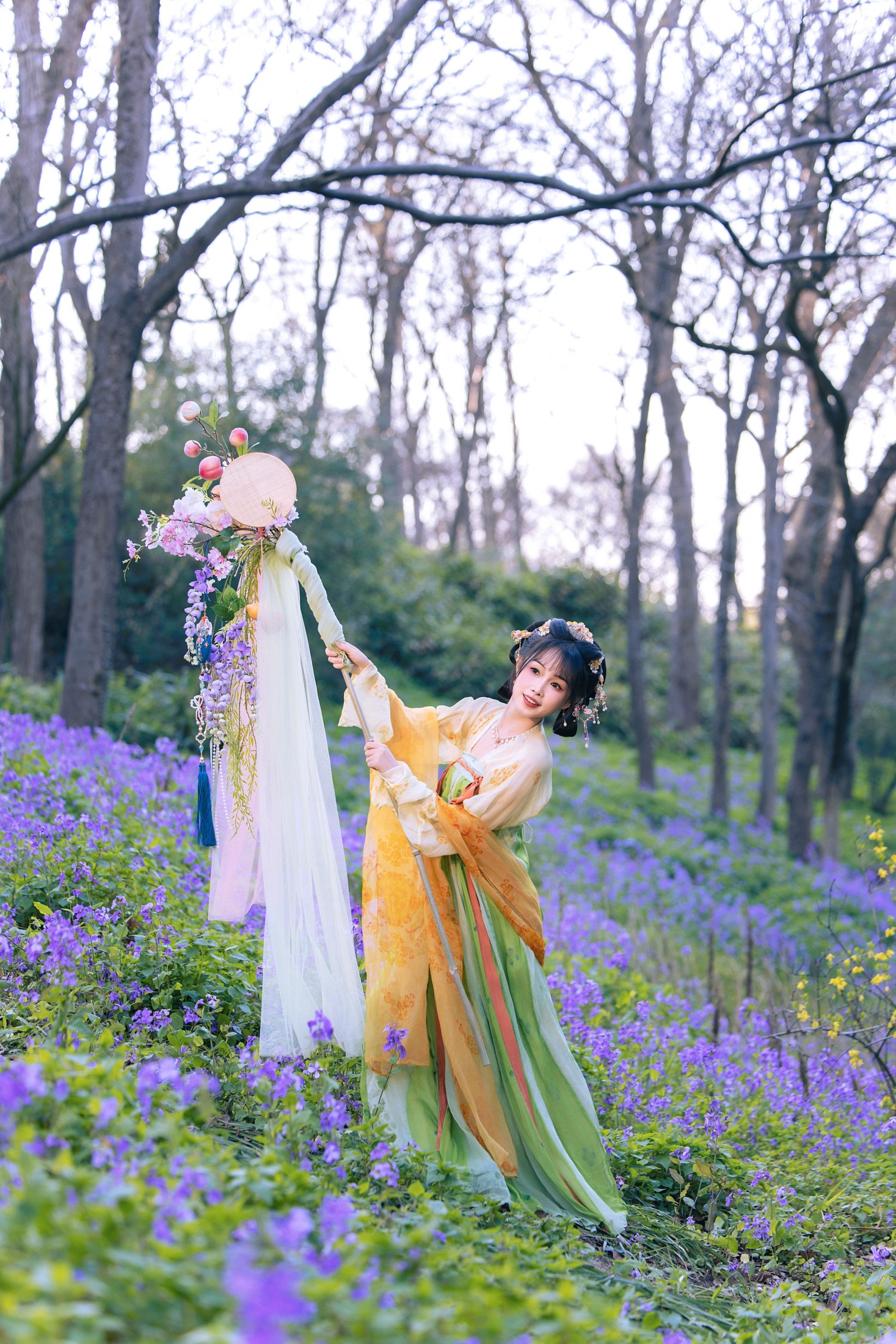 酸奶加心好好次 - 《油画二月兰》[14P]-66COS