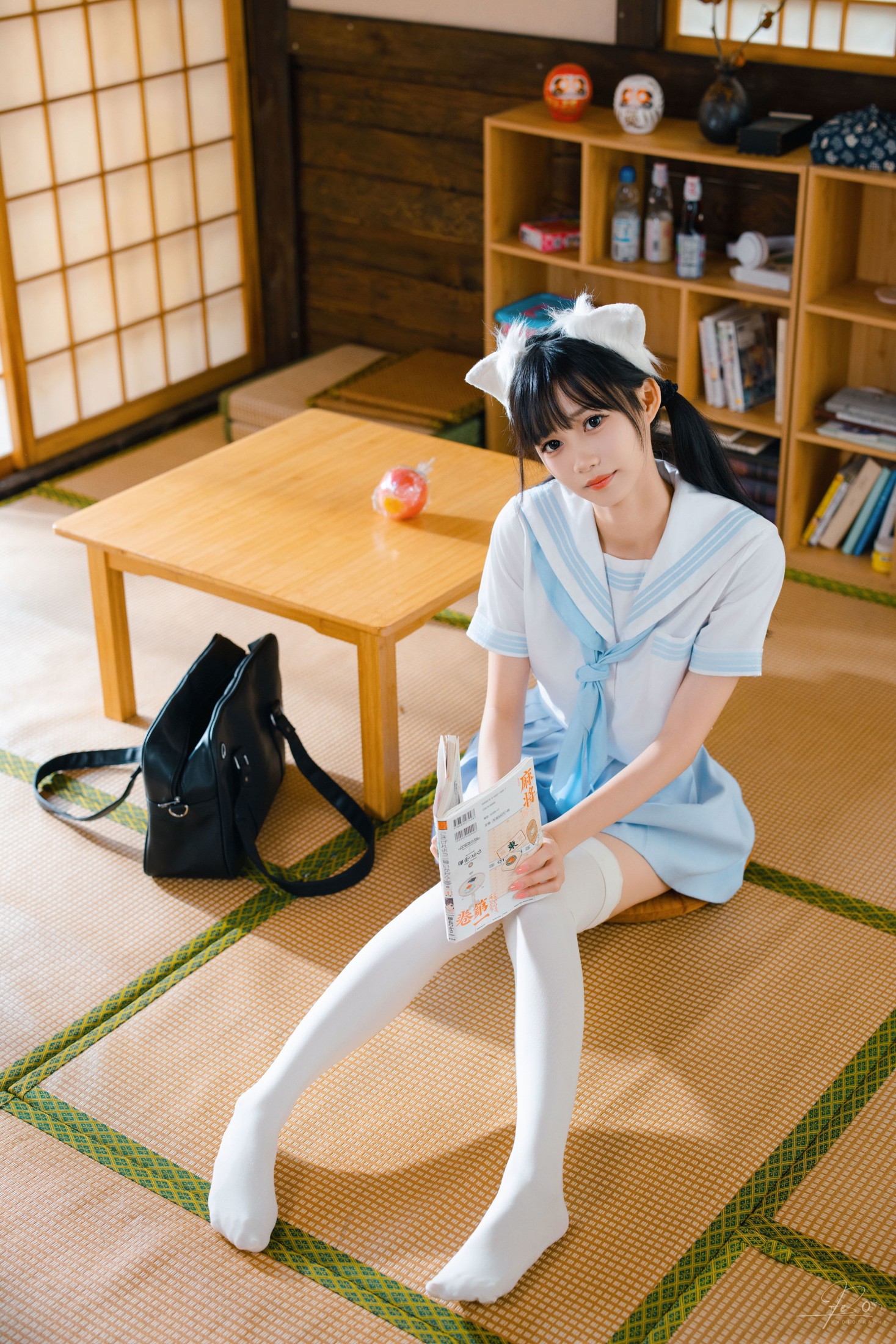 小雨 - 《日系小屋》[21P]-66COS