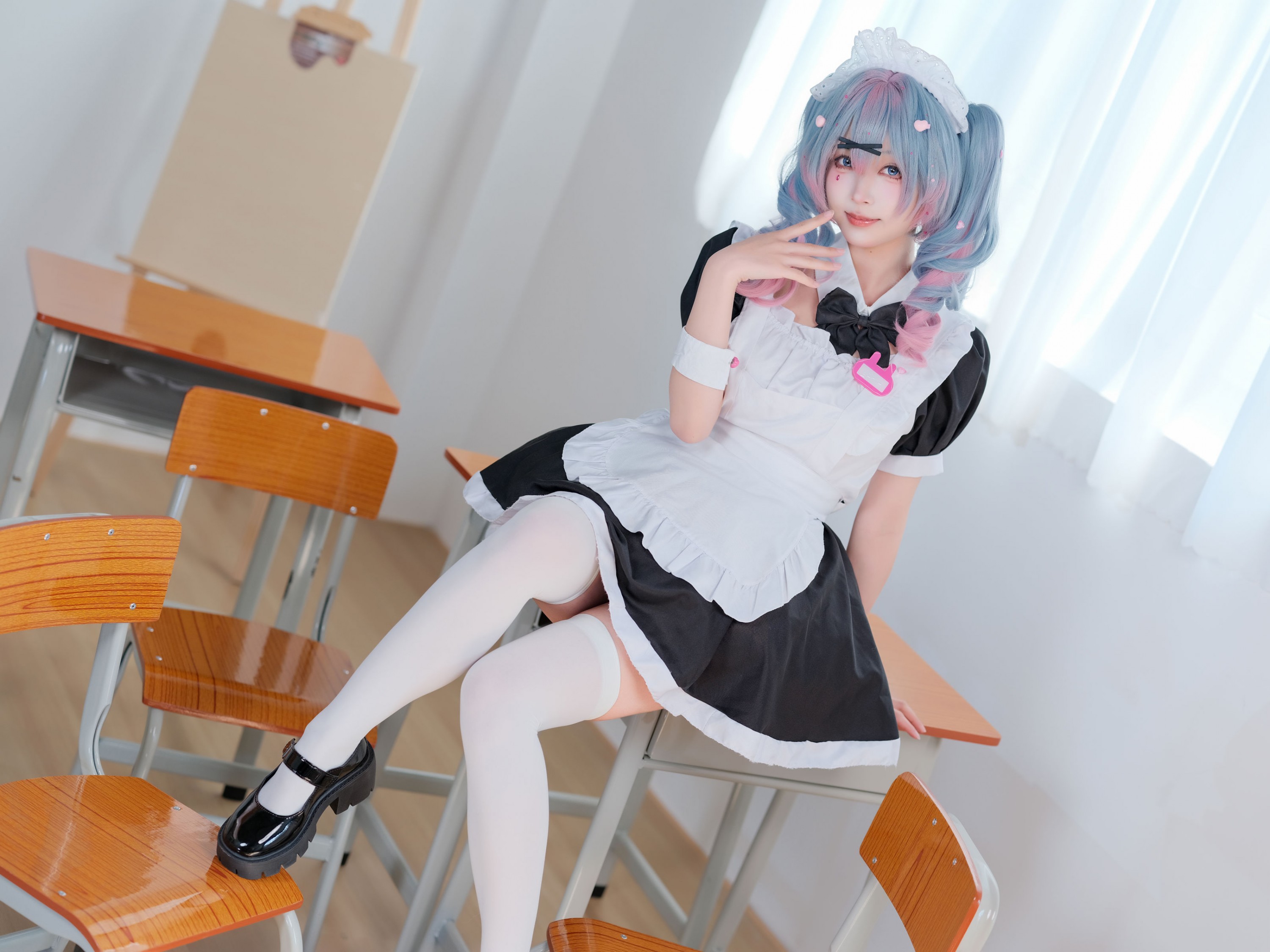 猫猫梨 - 《初音未来女仆》[17P]-66COS