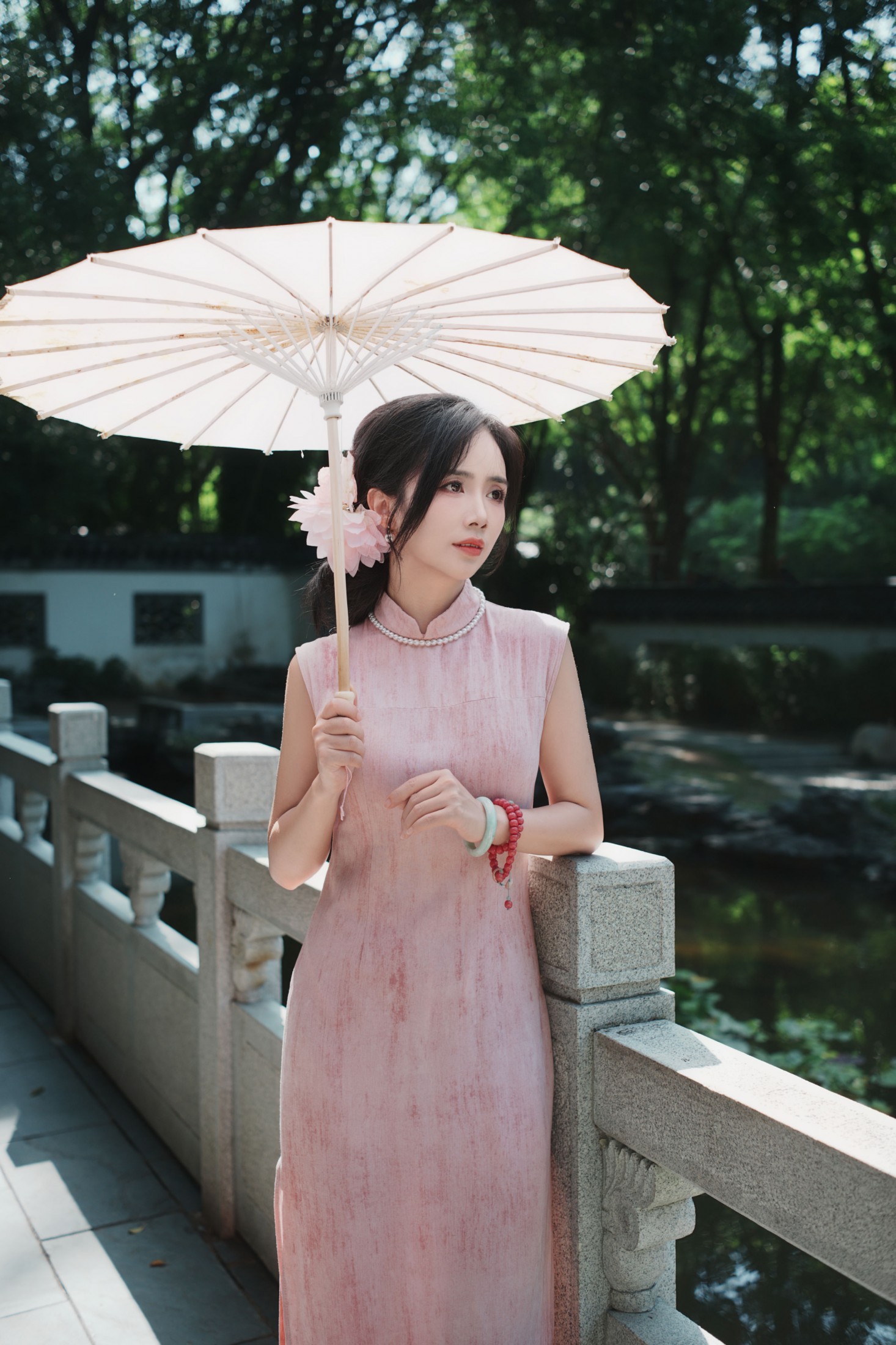 敏敏 - 《粉衣沾露，误入江南旧梦里。》[15P]-66COS