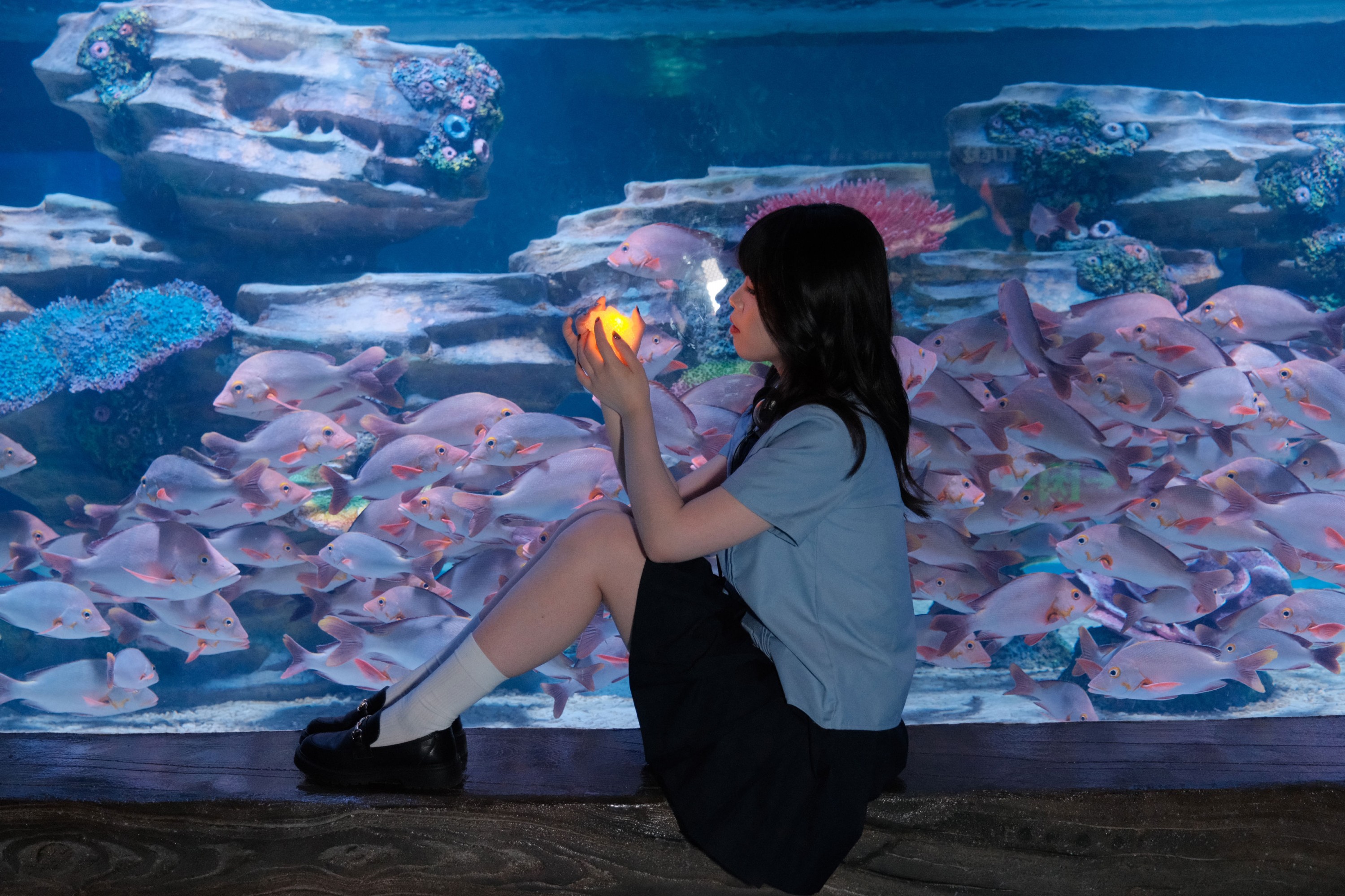 西柚子 - 《海底世界jk》[26P]-66COS