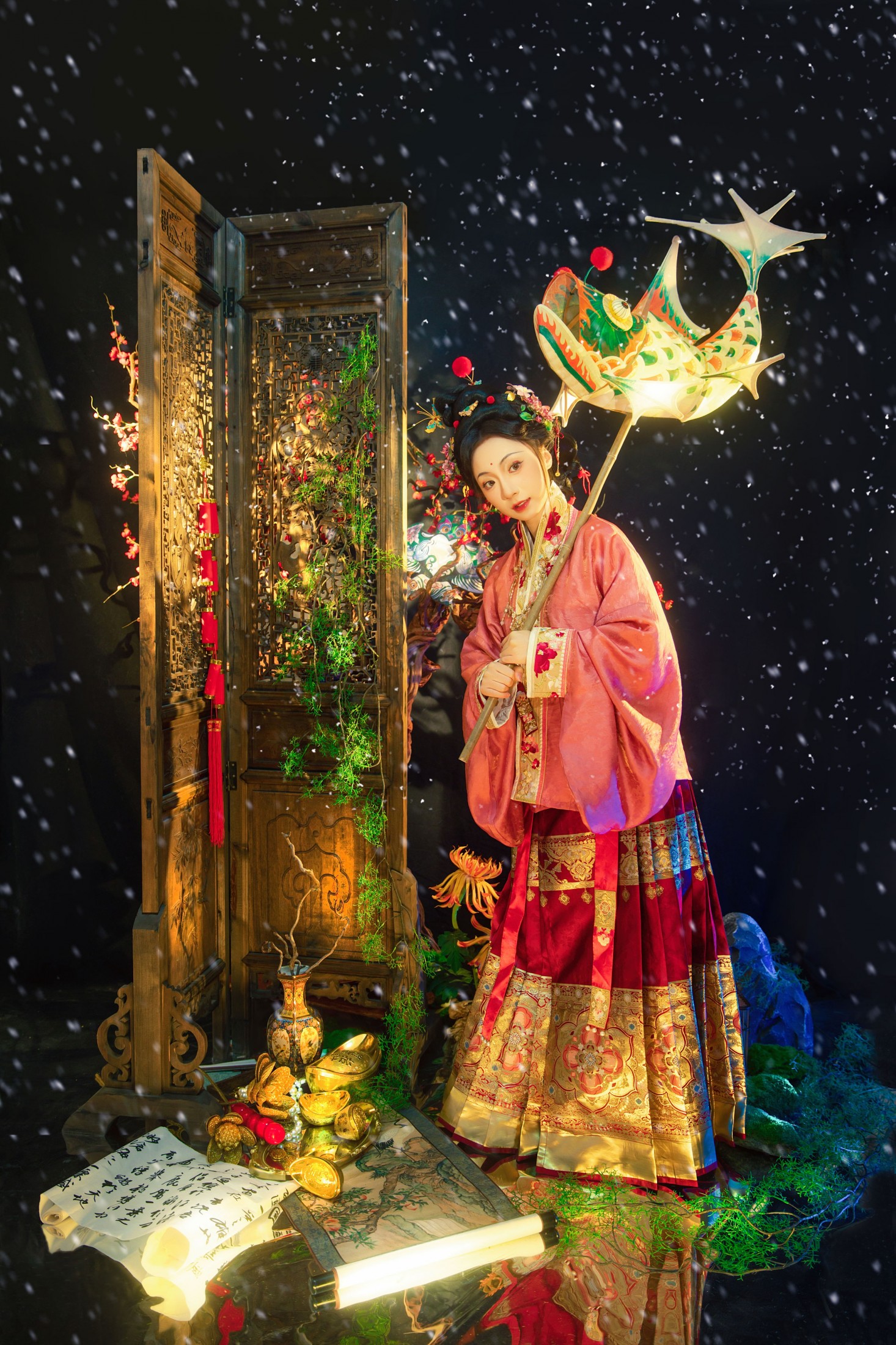 九上天 - 《新年｜吉祥如意》[13P]-66COS