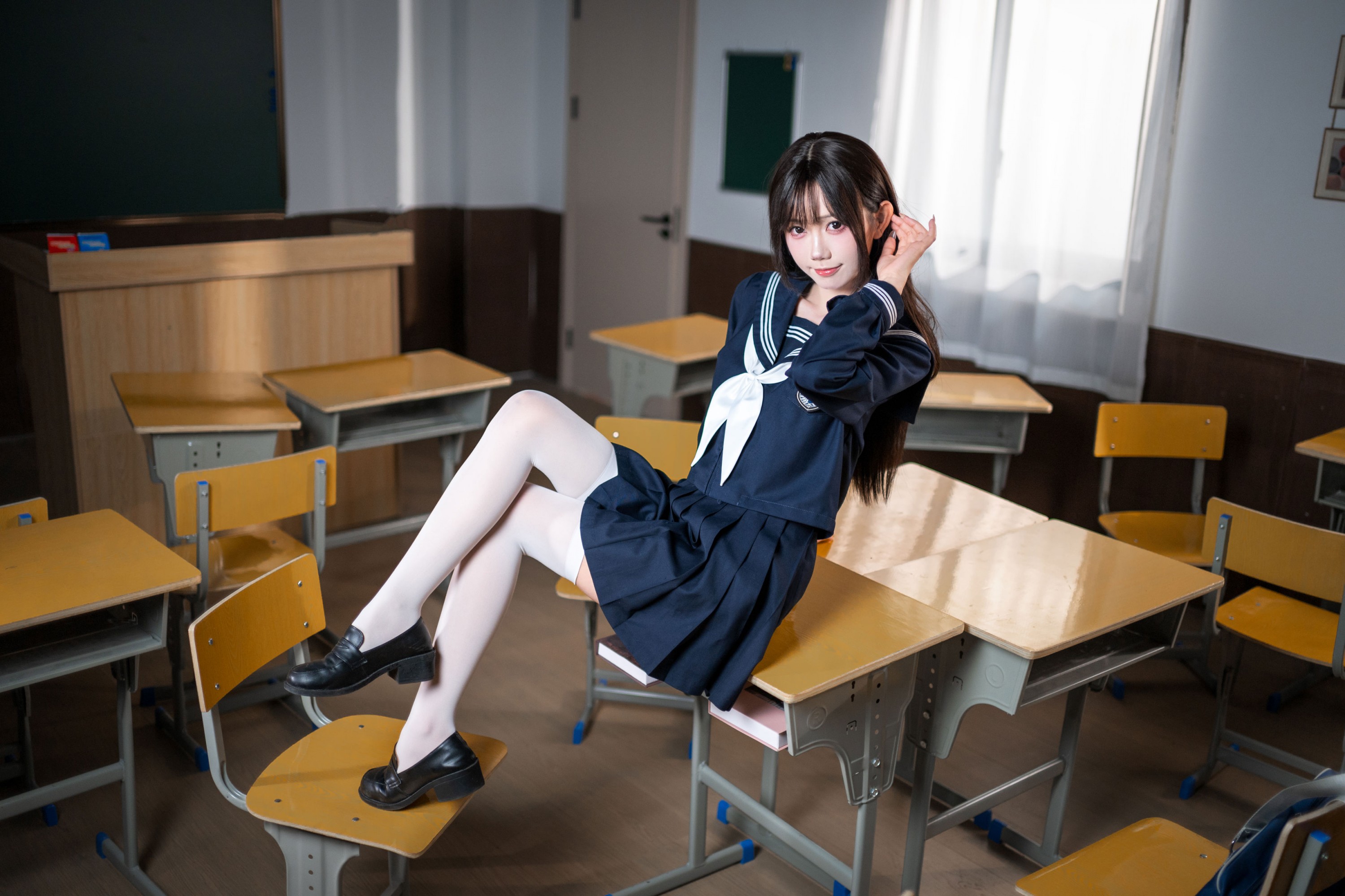 万鲨鲨 - 《JK少女》[12P]-66COS