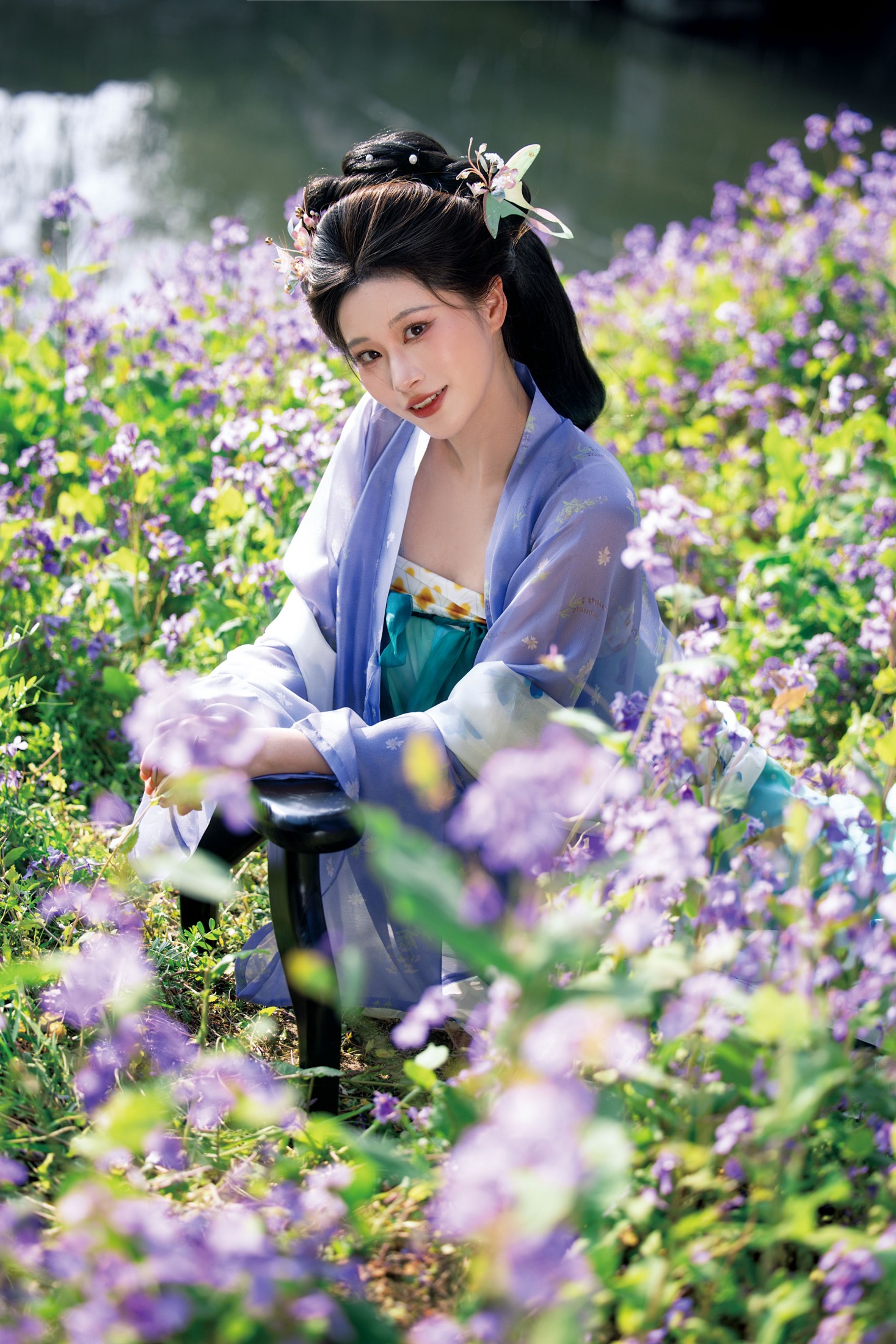 百变小洁 - 《二月兰汉服》[13P] 插图2