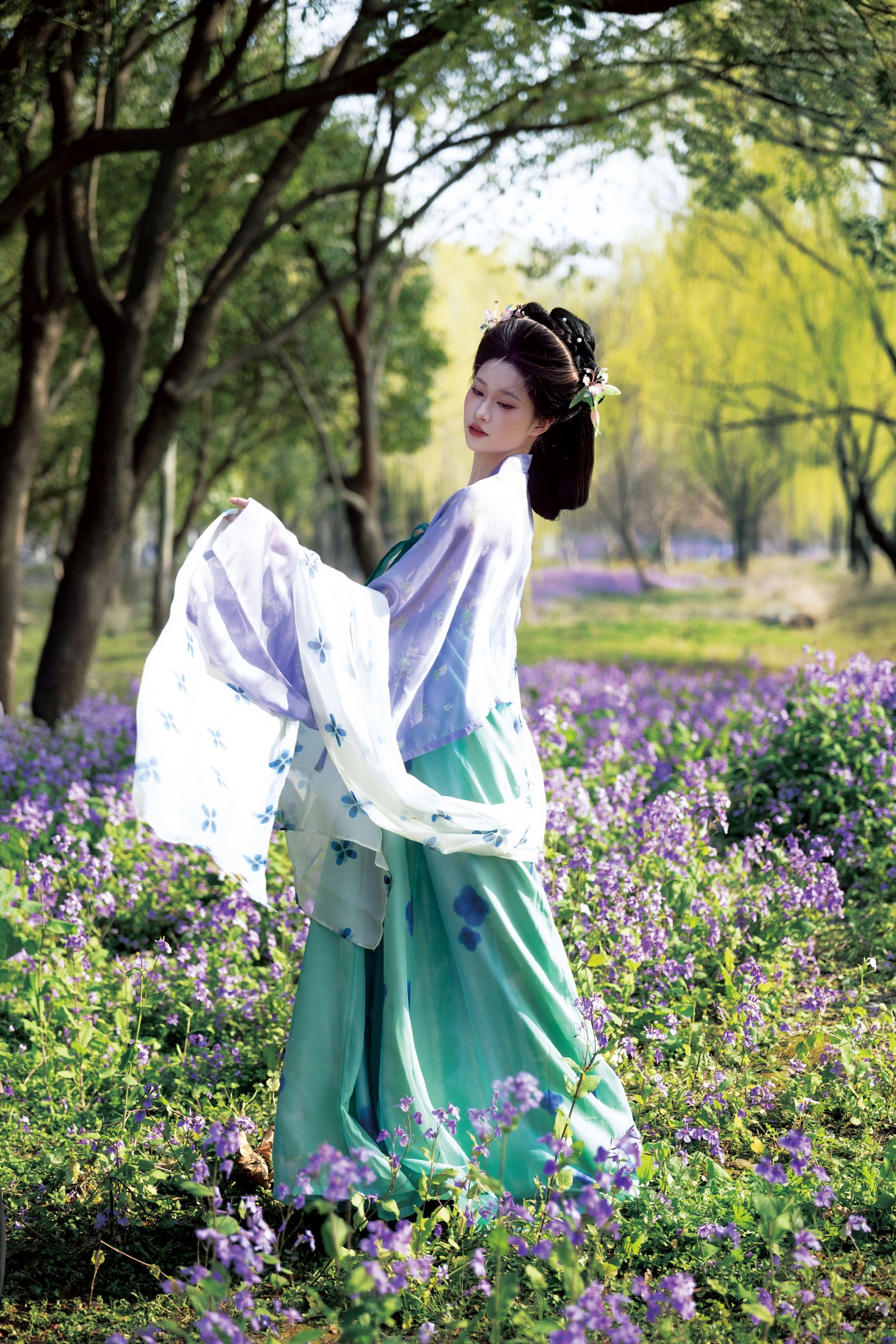 百变小洁 - 《二月兰汉服》[13P] 插图3