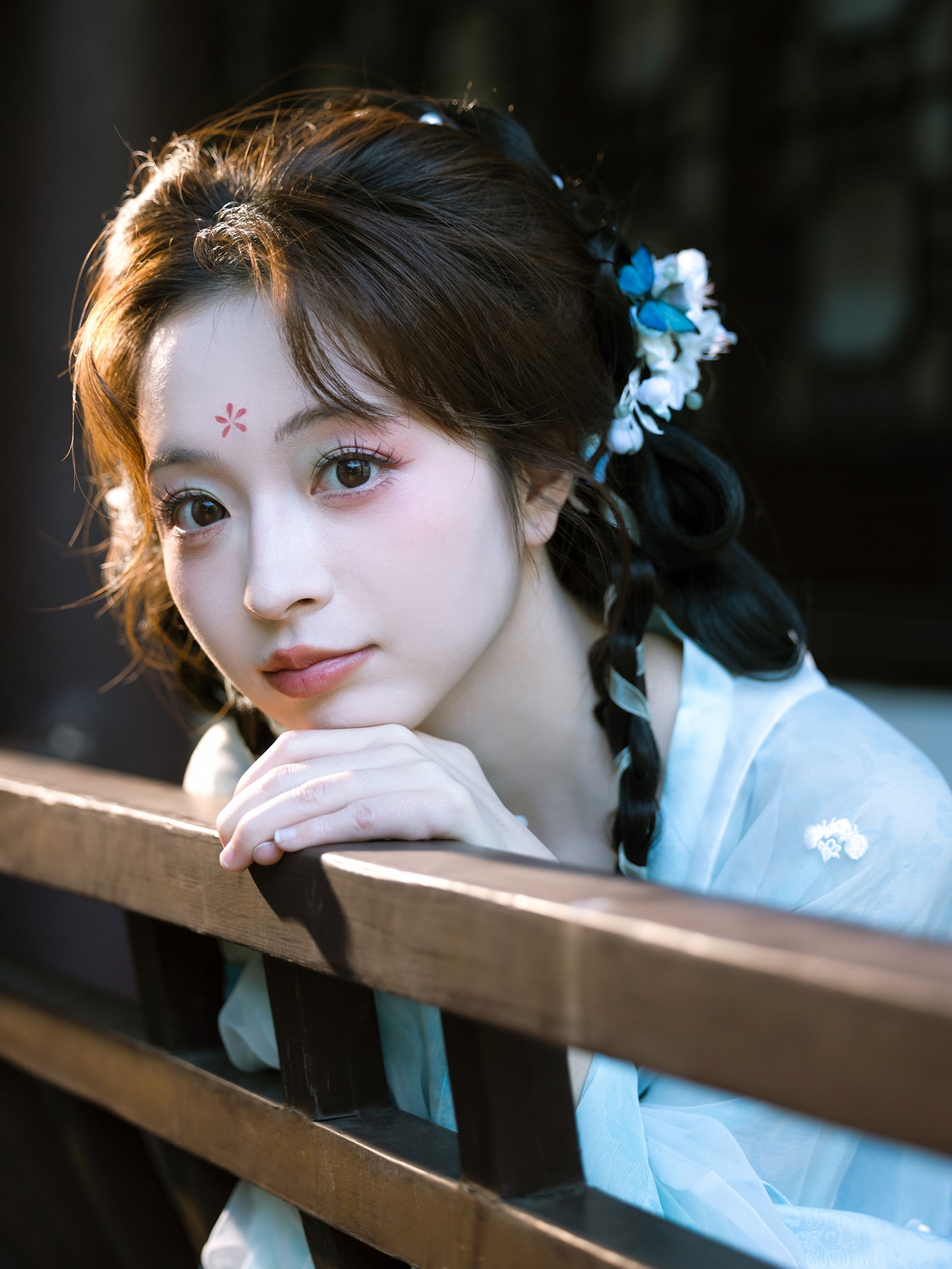 欢欢 - 《清甜少女汉服外景》[12P] 插图4