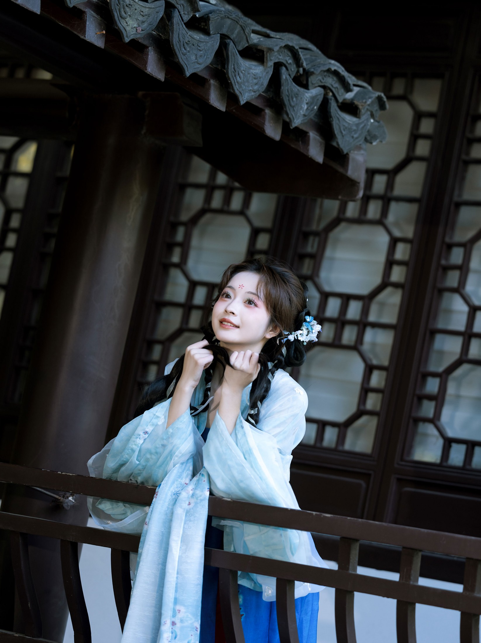 欢欢 - 《清甜少女汉服外景》[12P] 插图2