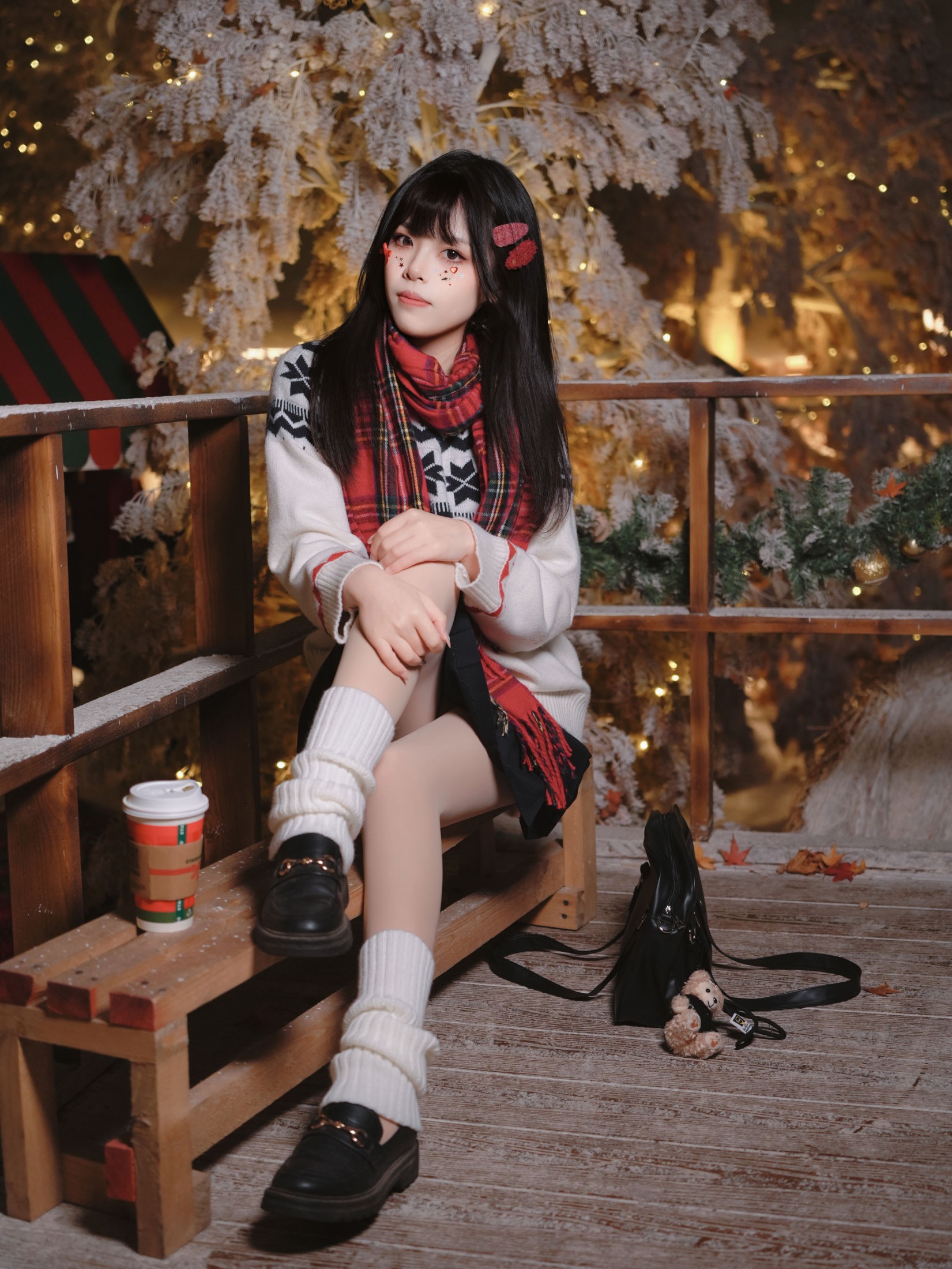 西柚子 - 《圣诞jk》[27P]-66COS