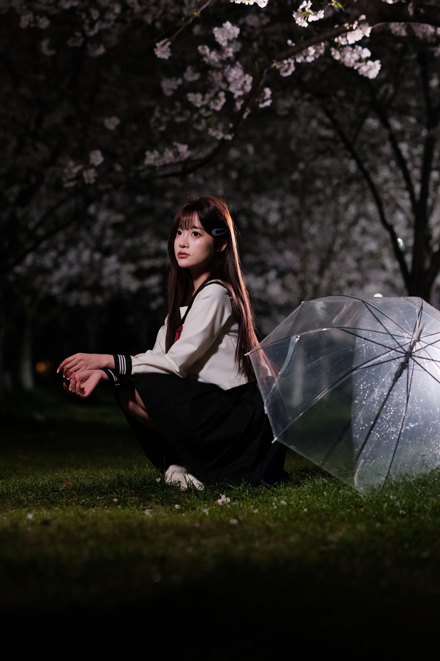 纯纯 - 《夜樱人像 富士中画幅直出》[25P] 插图4