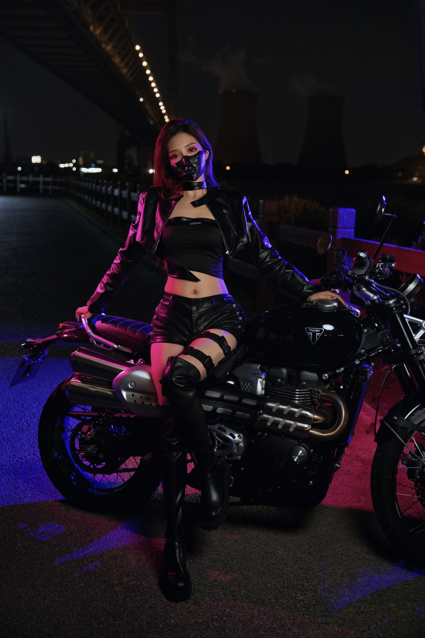 呆萌琳 - 《机车美女》[20P] 插图4