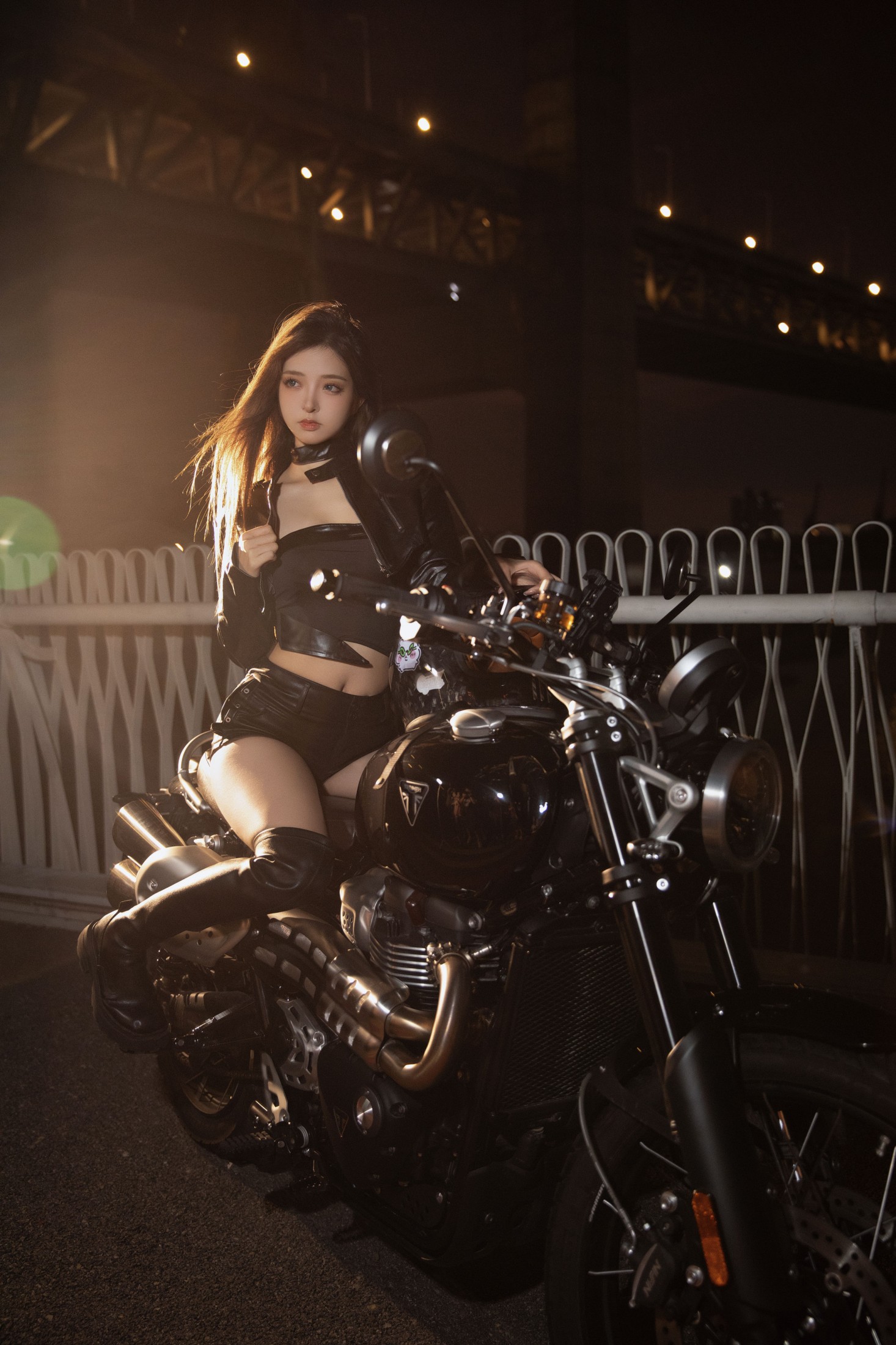 呆萌琳 - 《机车美女》[20P]-66COS