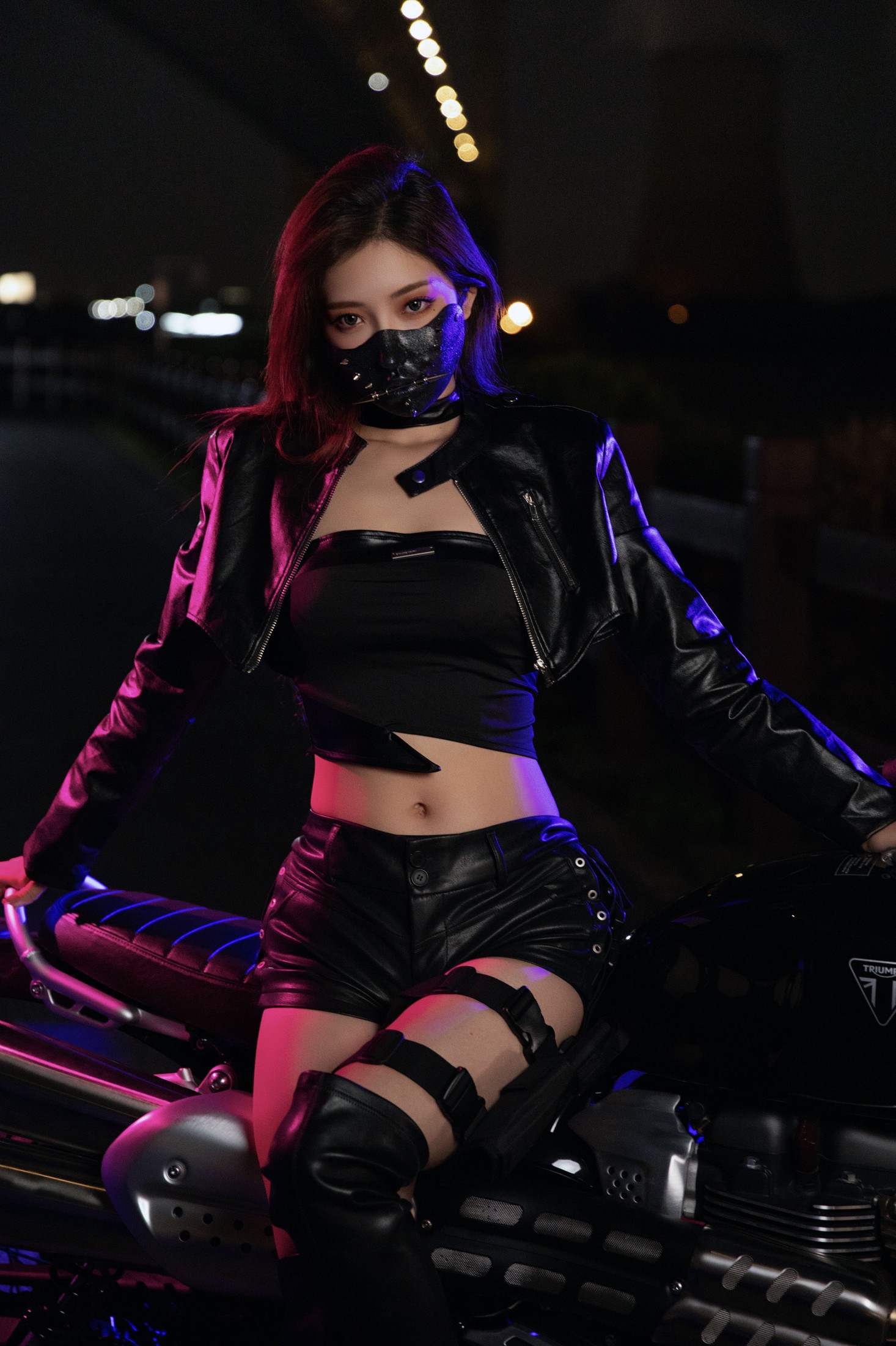 呆萌琳 - 《机车美女》[20P] 插图5