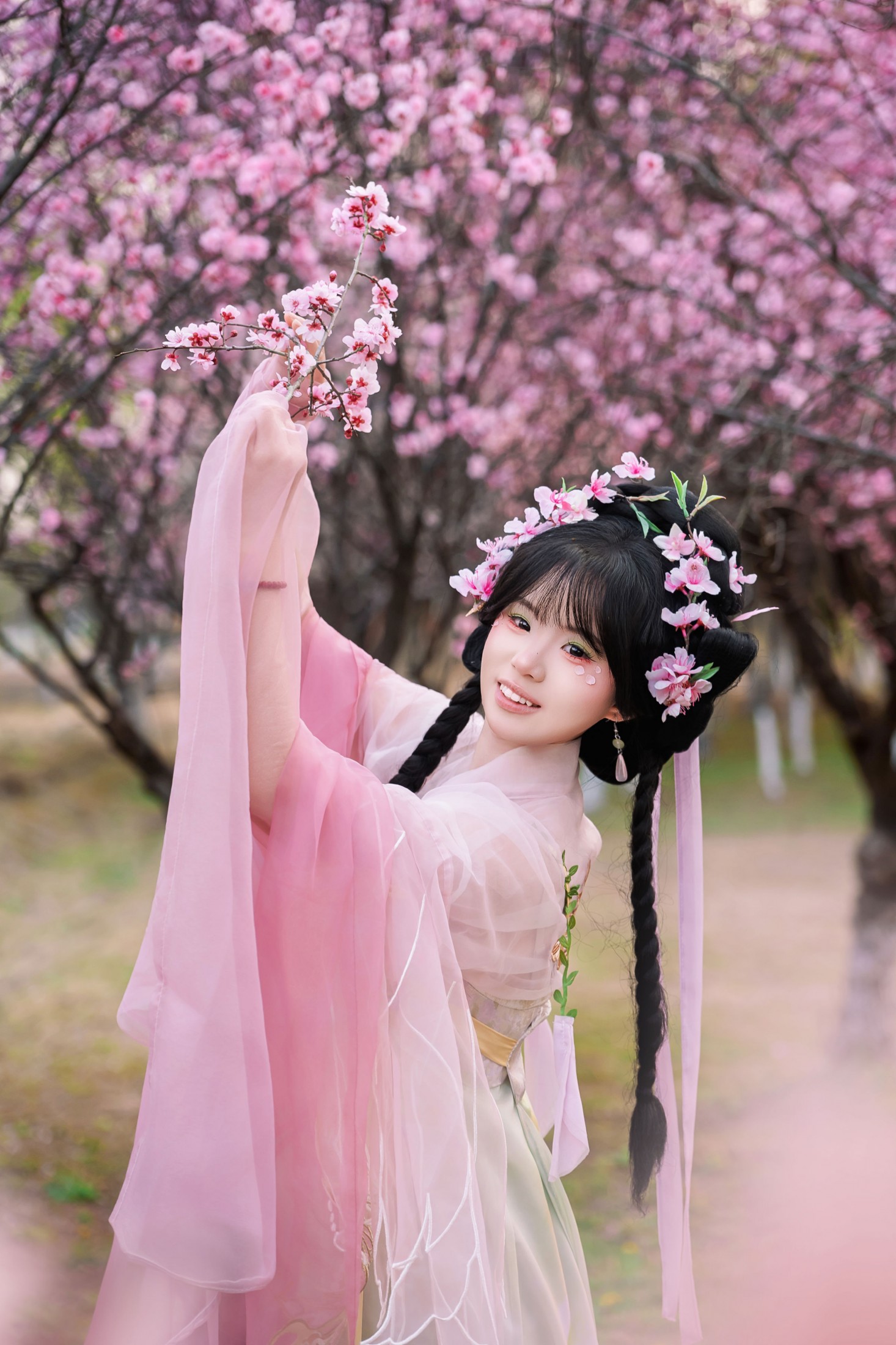 珠珠 - 《春樱赴约，桃气少女》[10P] 插图4
