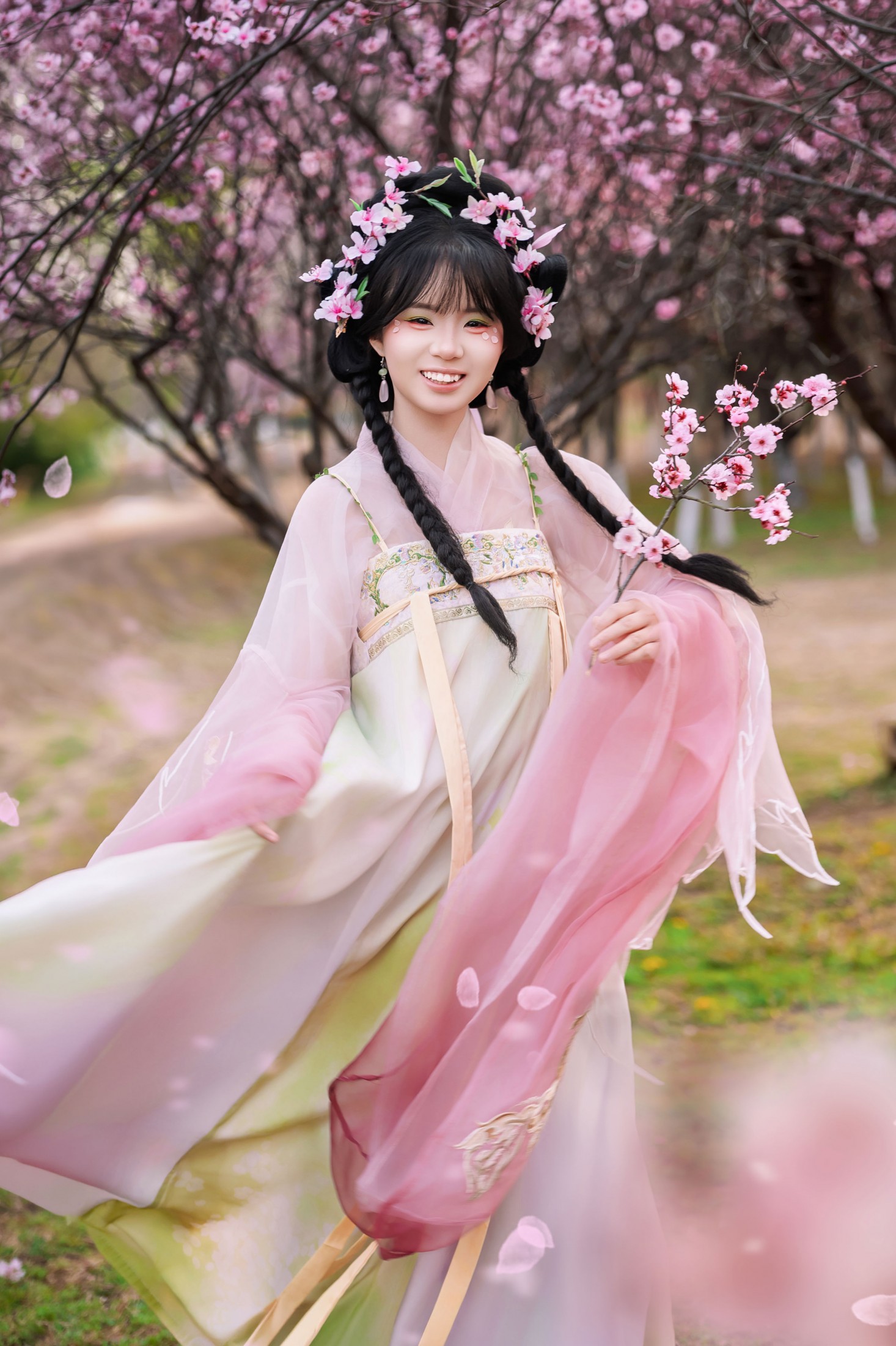 珠珠 - 《春樱赴约，桃气少女》[10P]-66COS