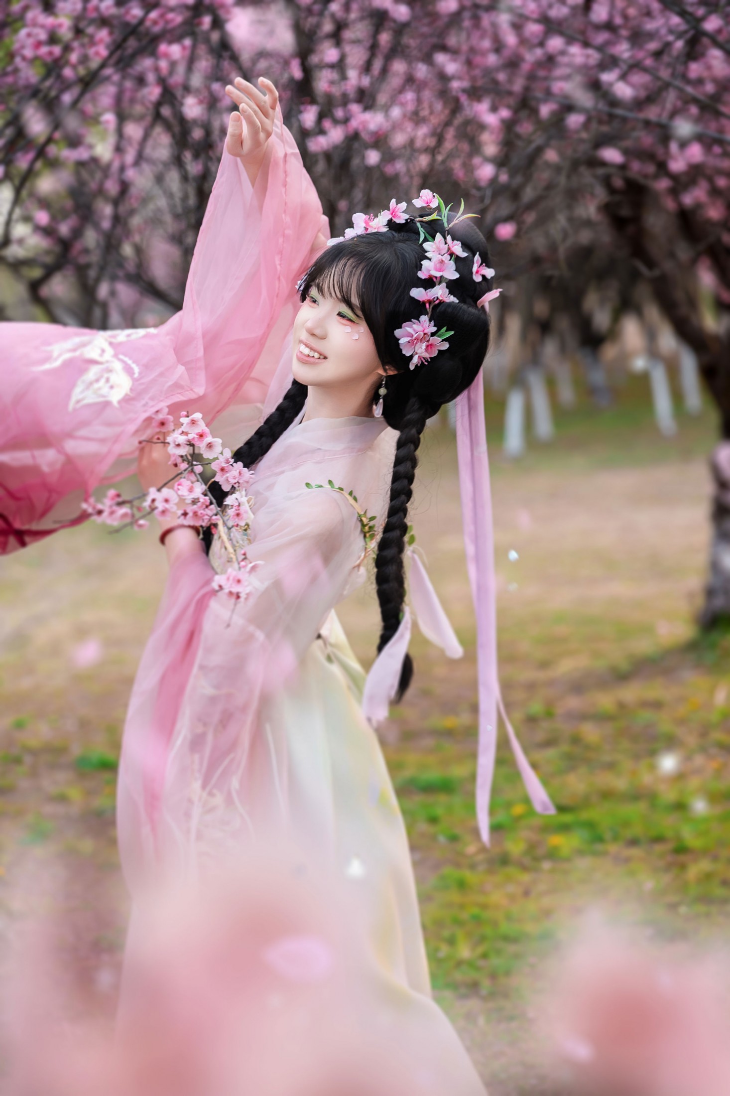 珠珠 - 《春樱赴约，桃气少女》[10P] 插图2
