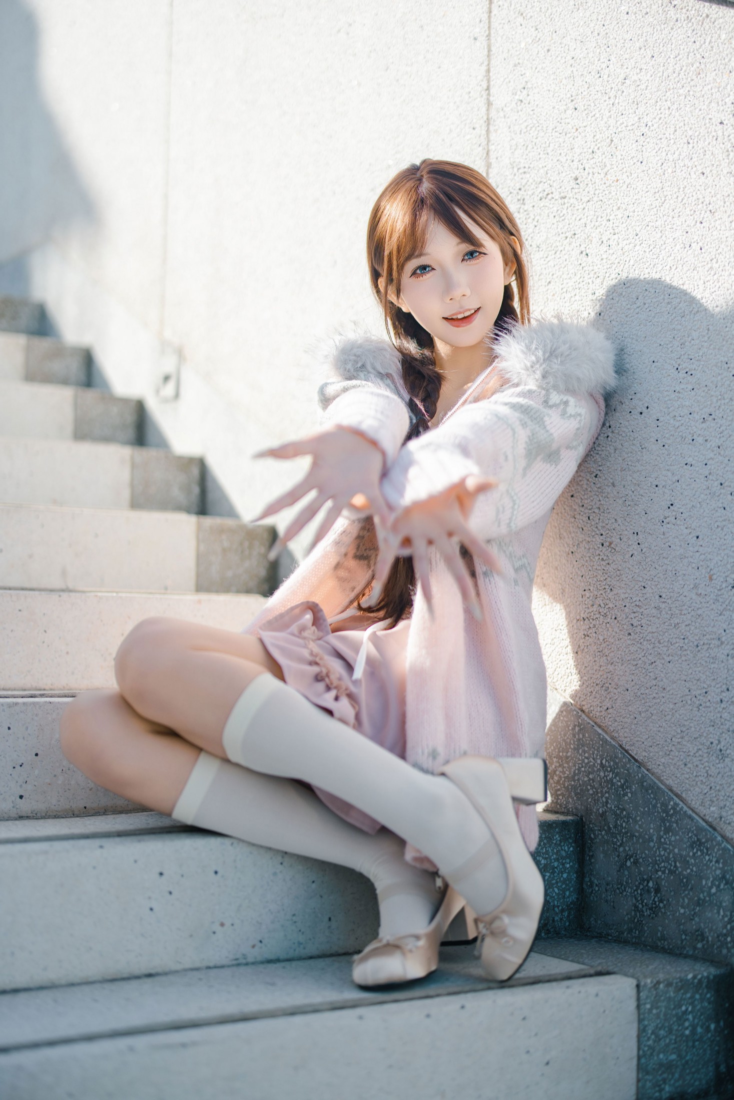 万万鯊 - 《网红天台这么拍》[21P]-66COS