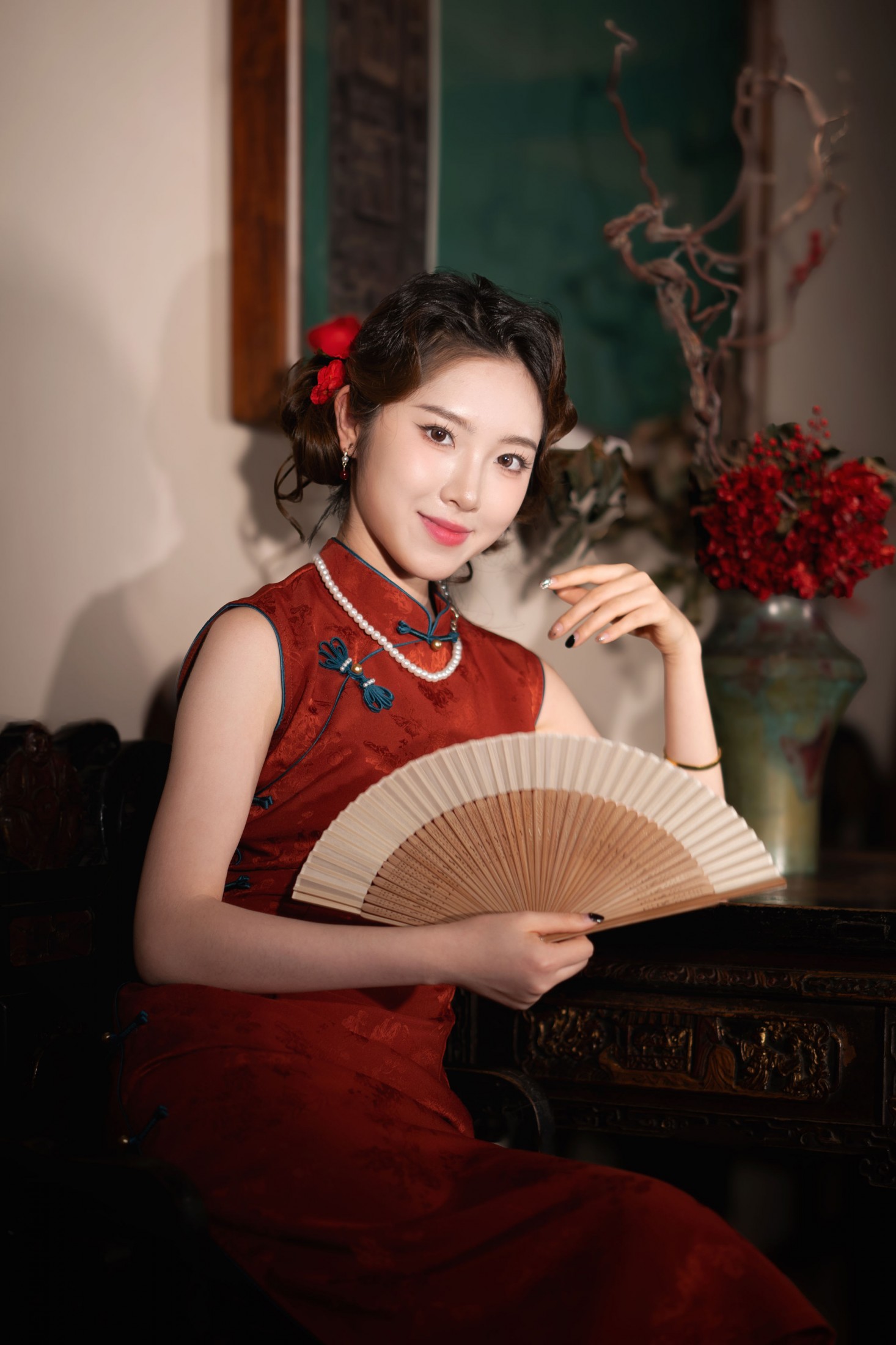 可欣 - 《旗袍美女》[15P]-66COS