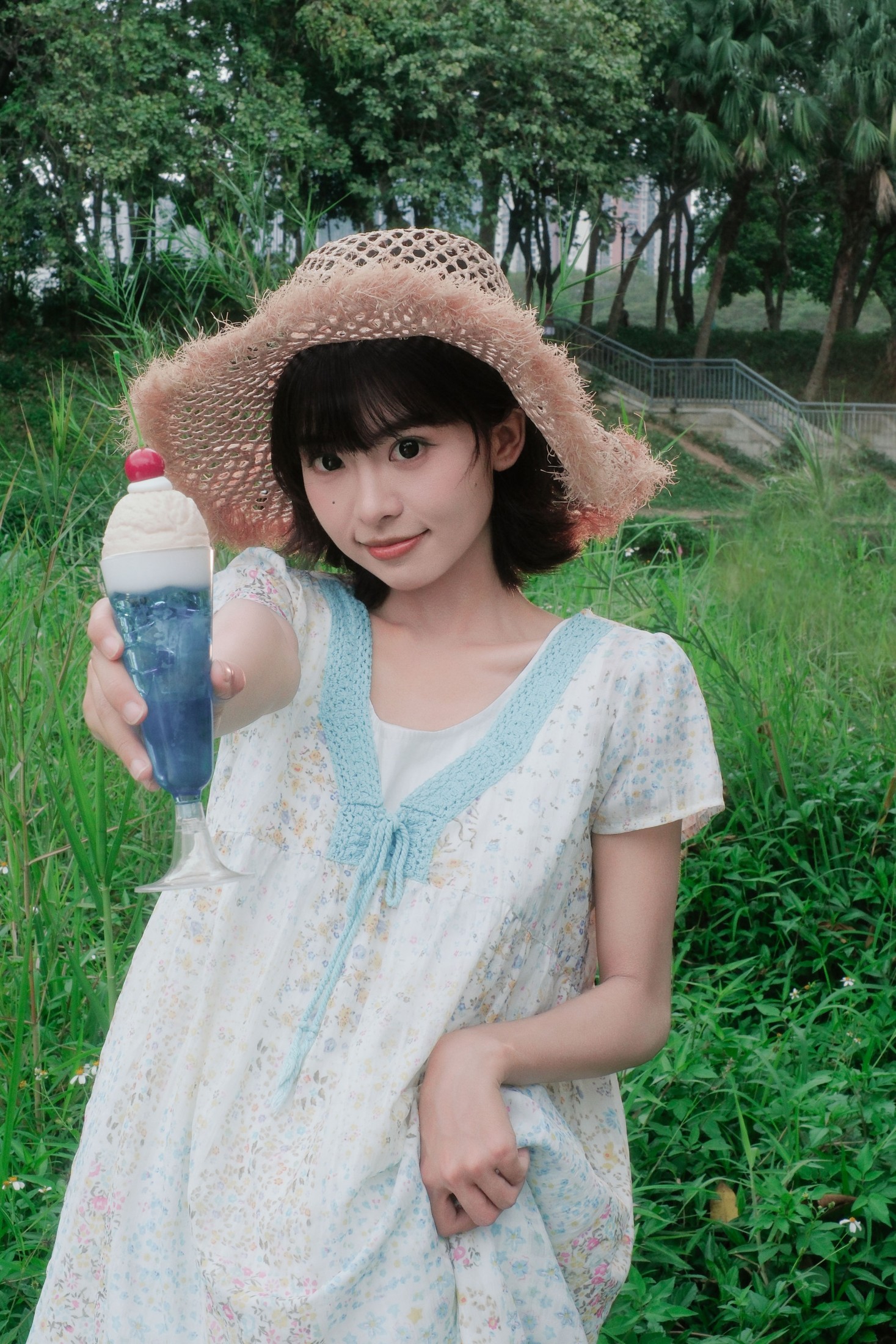 暗中讨饭 - 《夏日的浪漫，藏在漫野的绿意里》[36P]-66COS