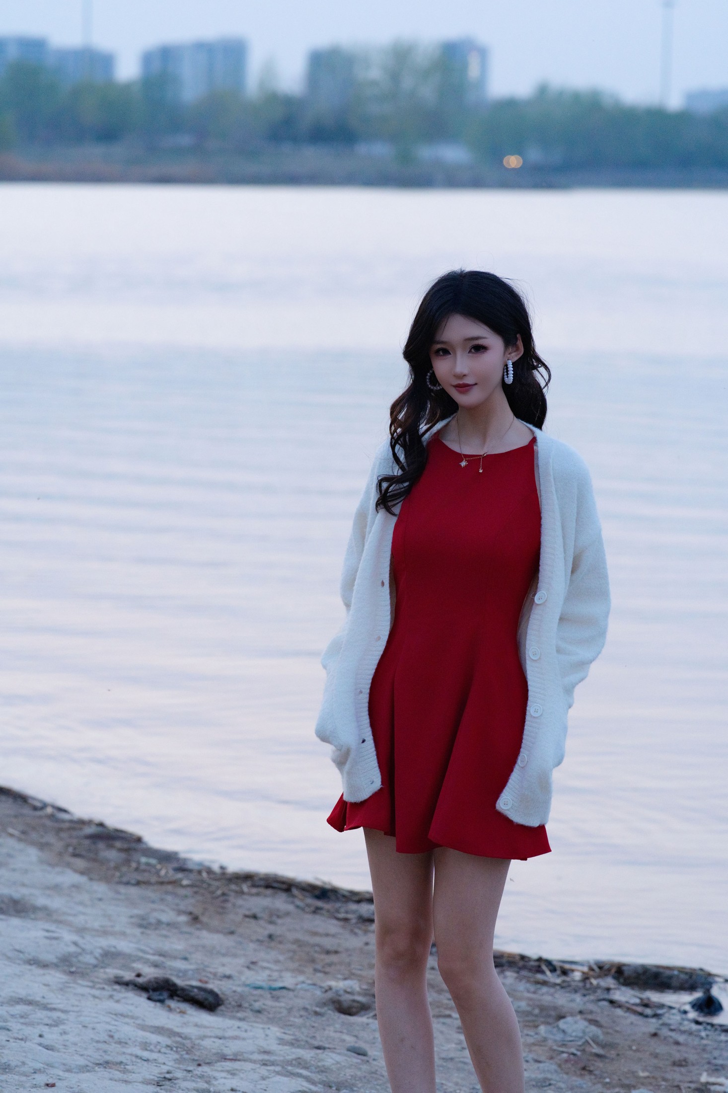 《暮色红裙・晚风里的情绪独白》[18P]-66COS