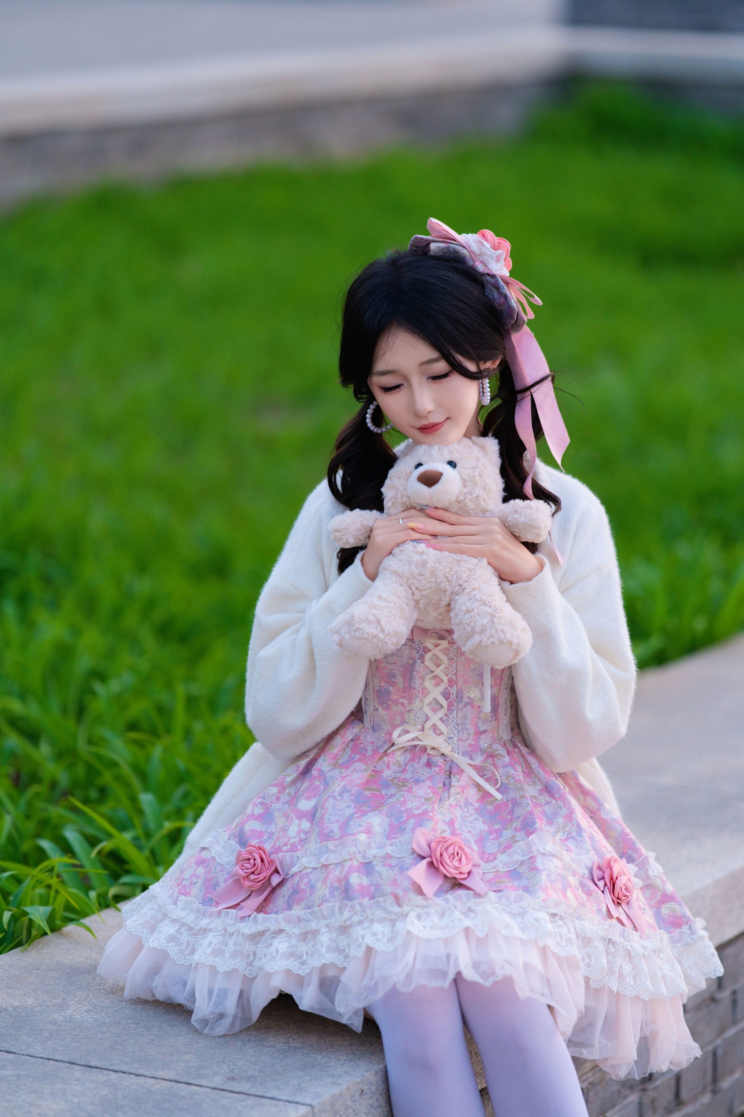 《甜系洛丽塔・春日湖岸 童话里的心事独白》[21P]-66COS