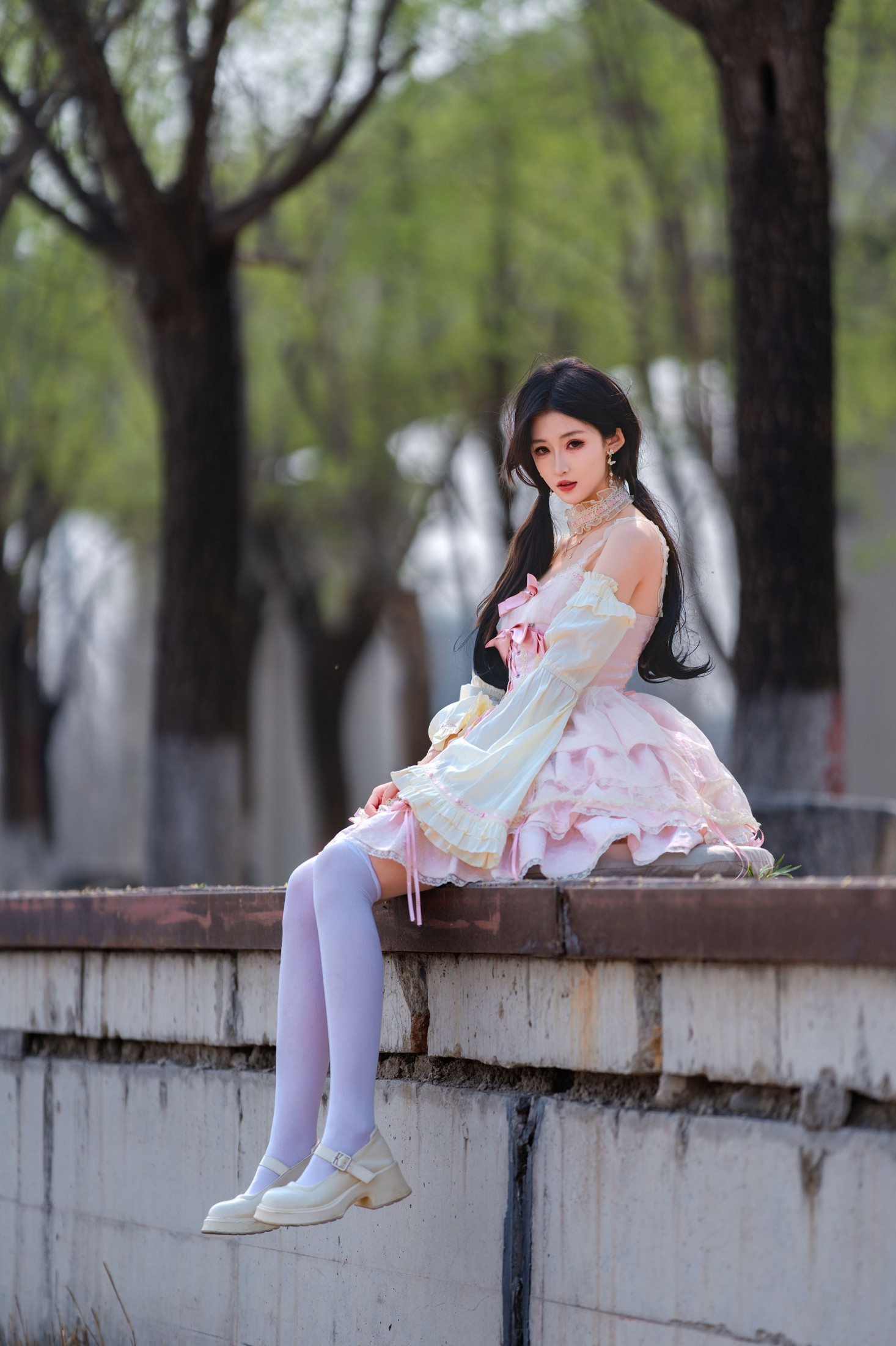 《甜妹洛丽塔洋装 · 春日草坪 小熊与少女的童话邂逅》[33P] 插图4