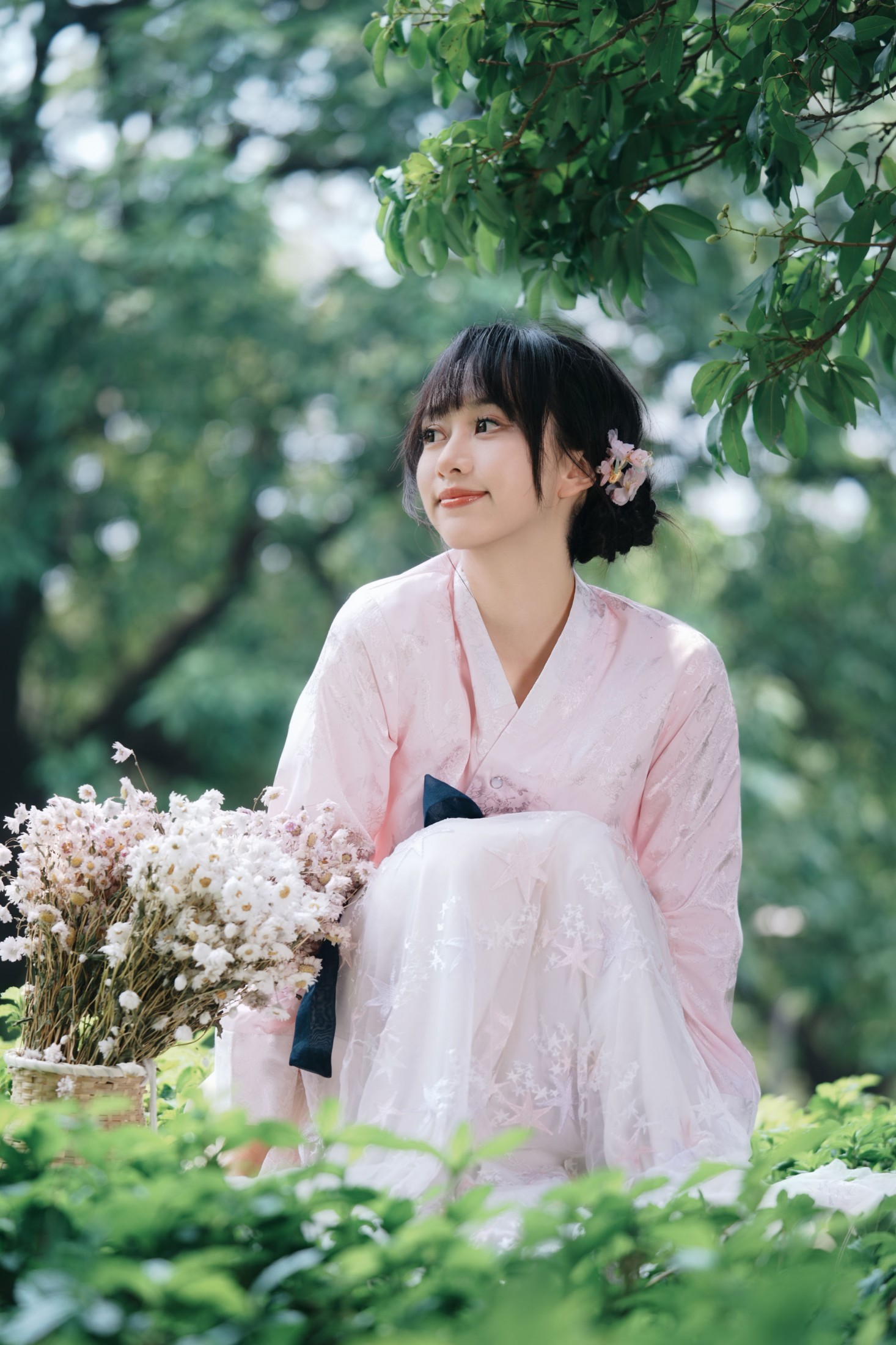 《一袭朝鲜服，山花在野，胶片质感温柔又耐看～》[26P]-66COS