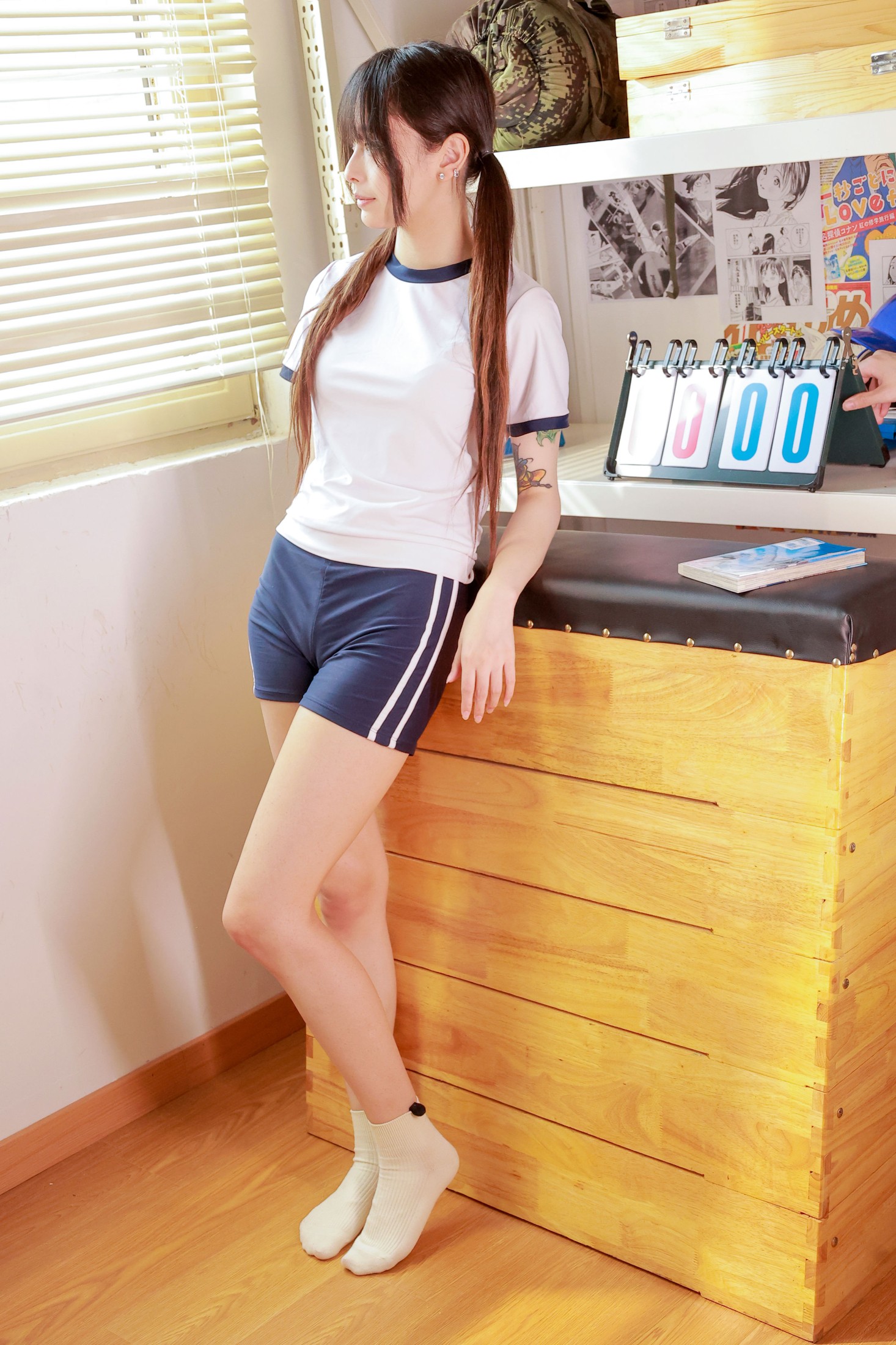 《教室体操服 双马尾》[43P]-66COS