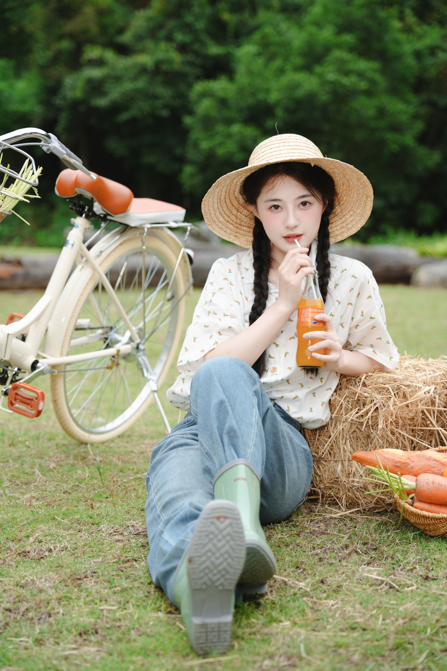 《牧场中的可爱女孩》[12P] 插图3