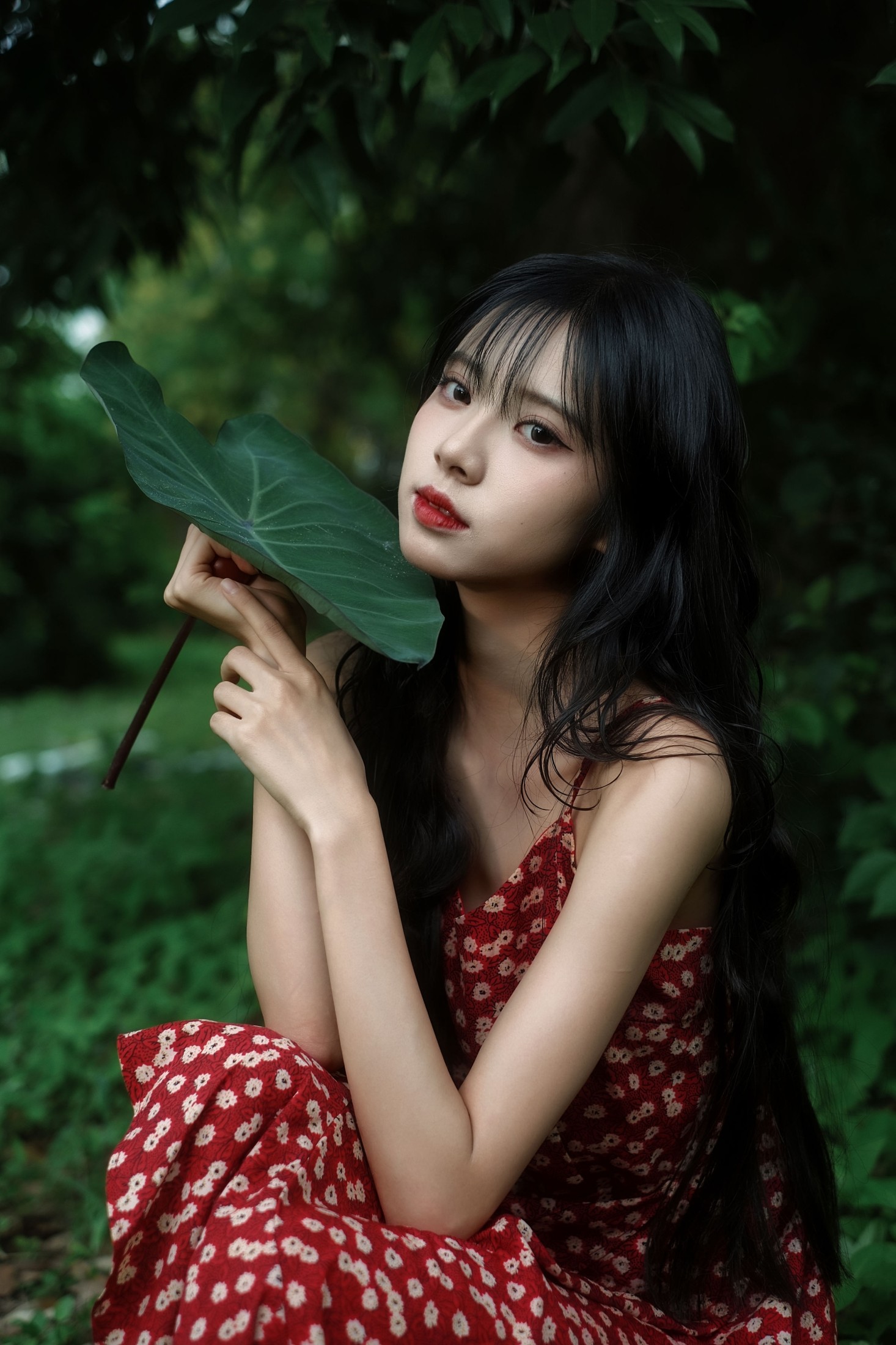《总偏爱雨后山林独有的静谧绿意》[24P]-66COS