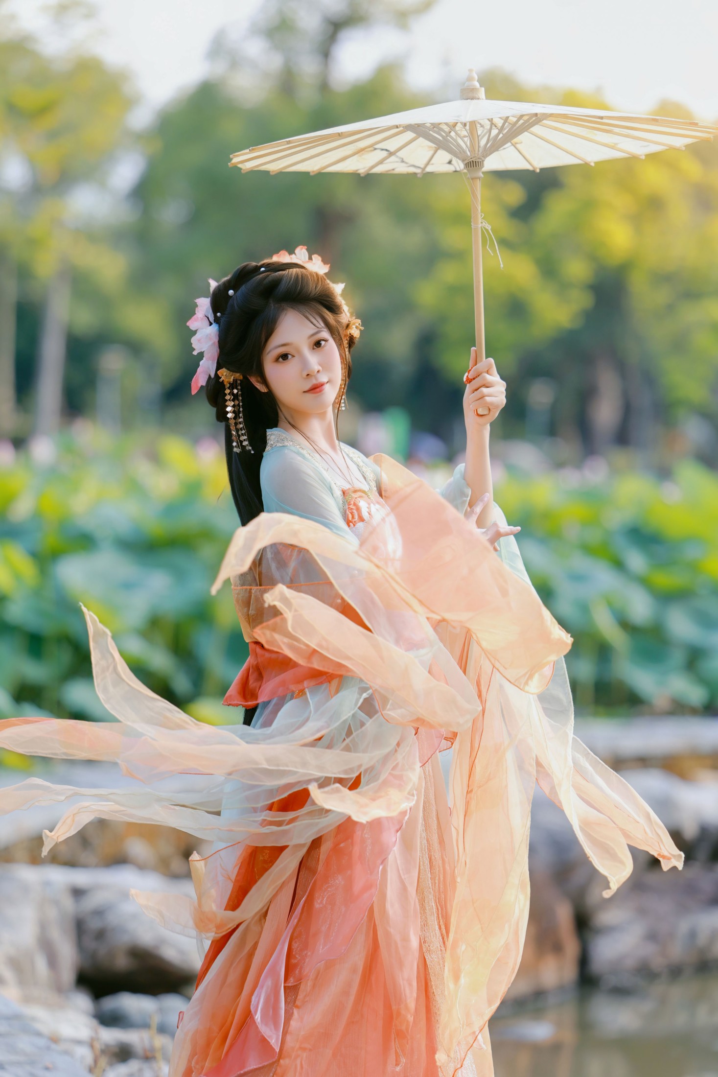 《荷风送香，仙裙摇曳，赴一场夏日荷塘之约》[9P] 插图4