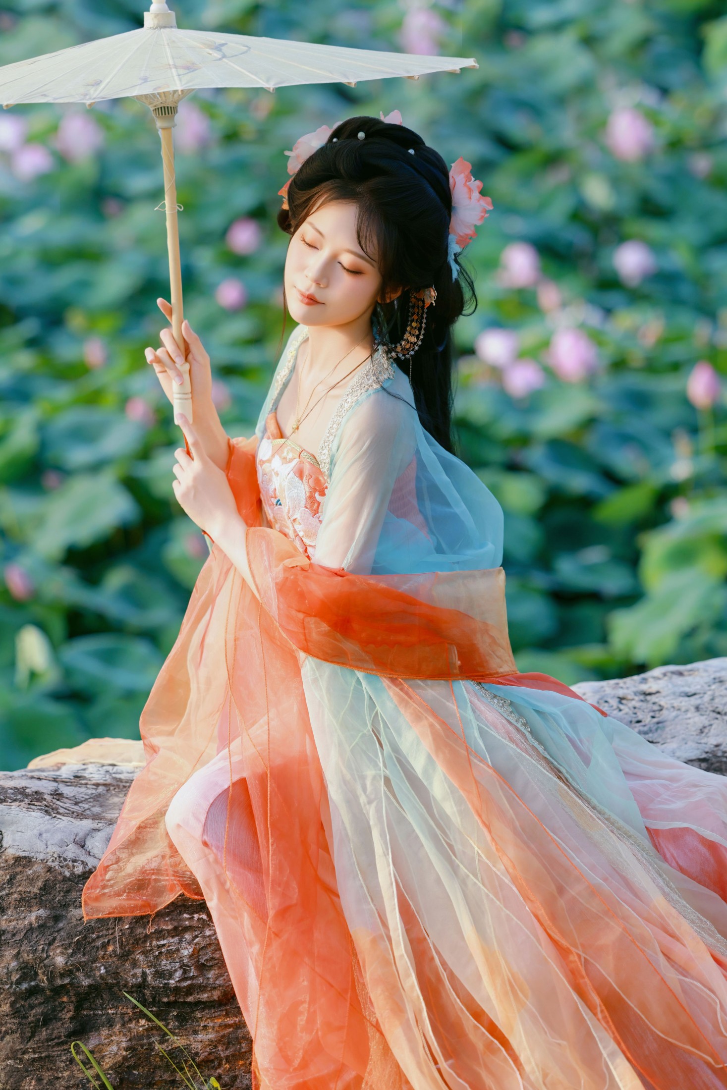 《荷风送香，仙裙摇曳，赴一场夏日荷塘之约》[9P] 插图2