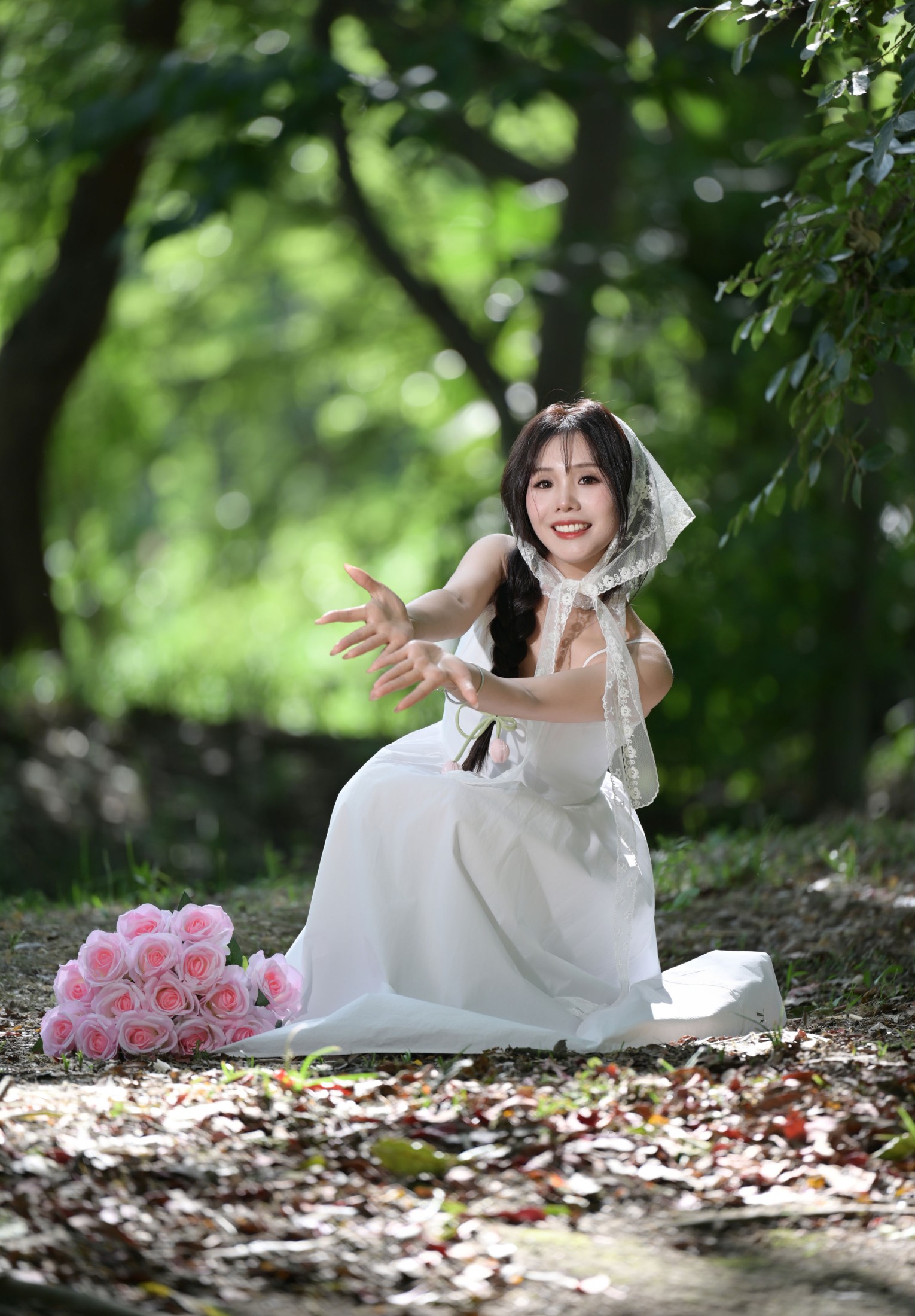 《林间治愈白裙是夏天最好的文案》[10P] 插图4