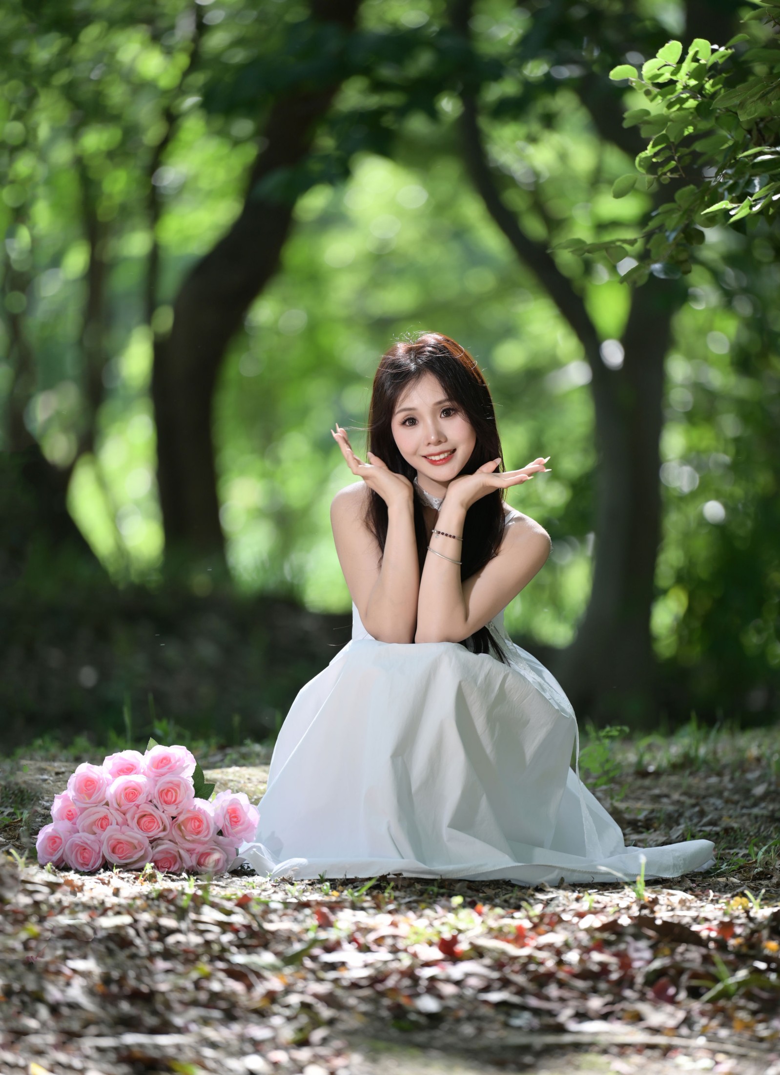 《林间治愈白裙是夏天最好的文案》[10P] 插图2