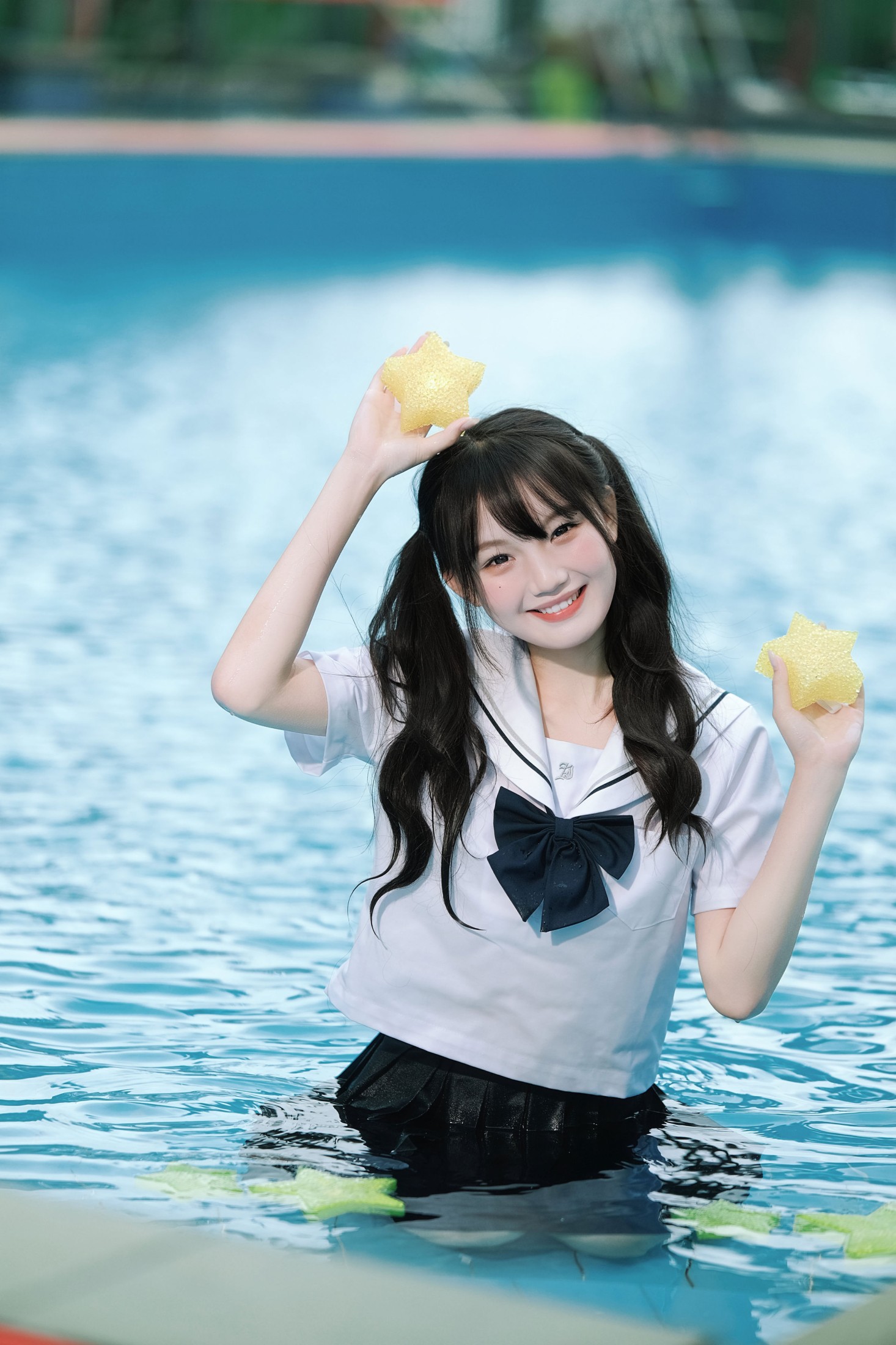 《溺于蓝调泳池｜JK少女的夏日汽水日记》[10P] 插图2
