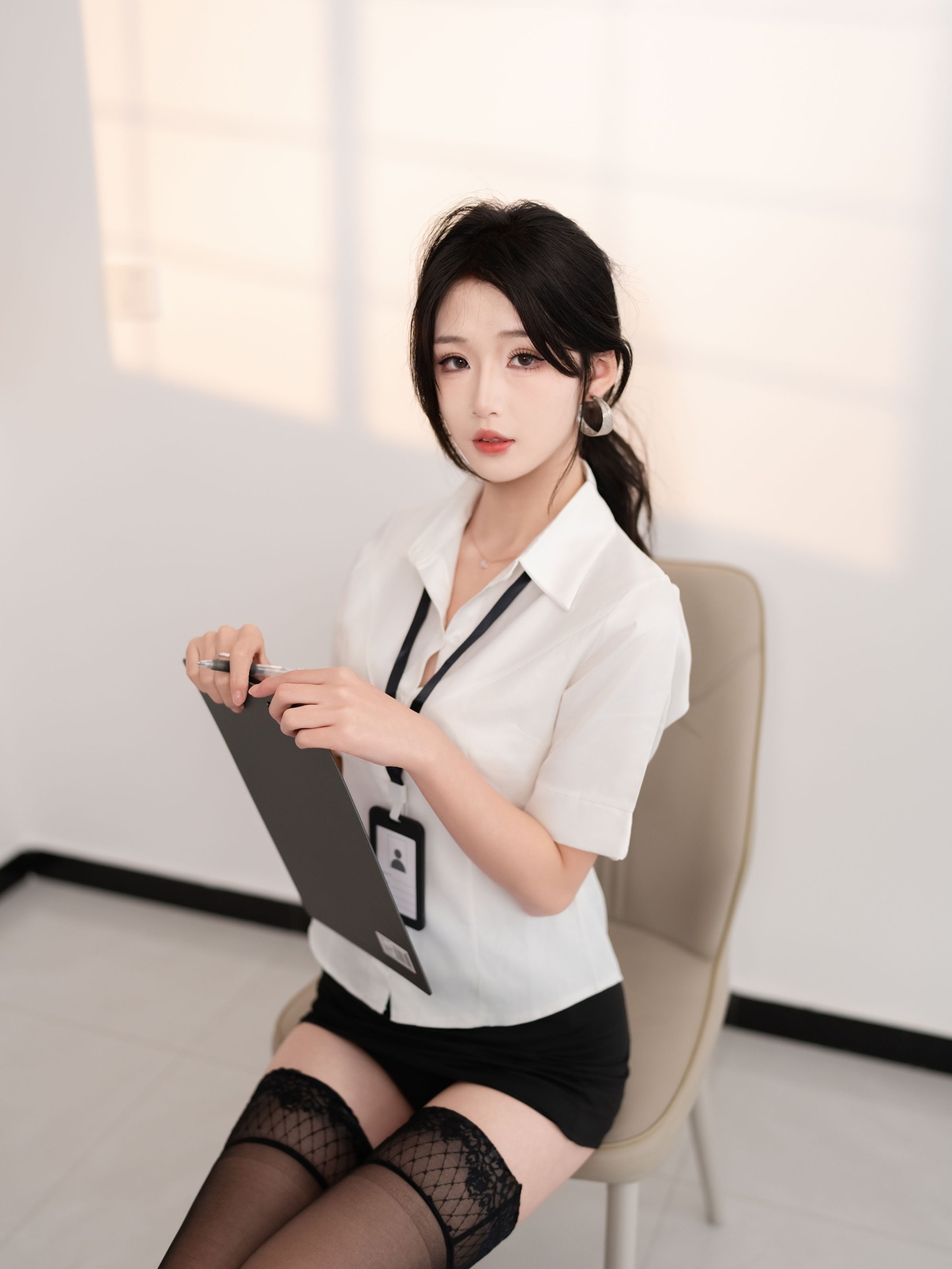 《办公室摄影之新入职的助理》[21P]-66COS